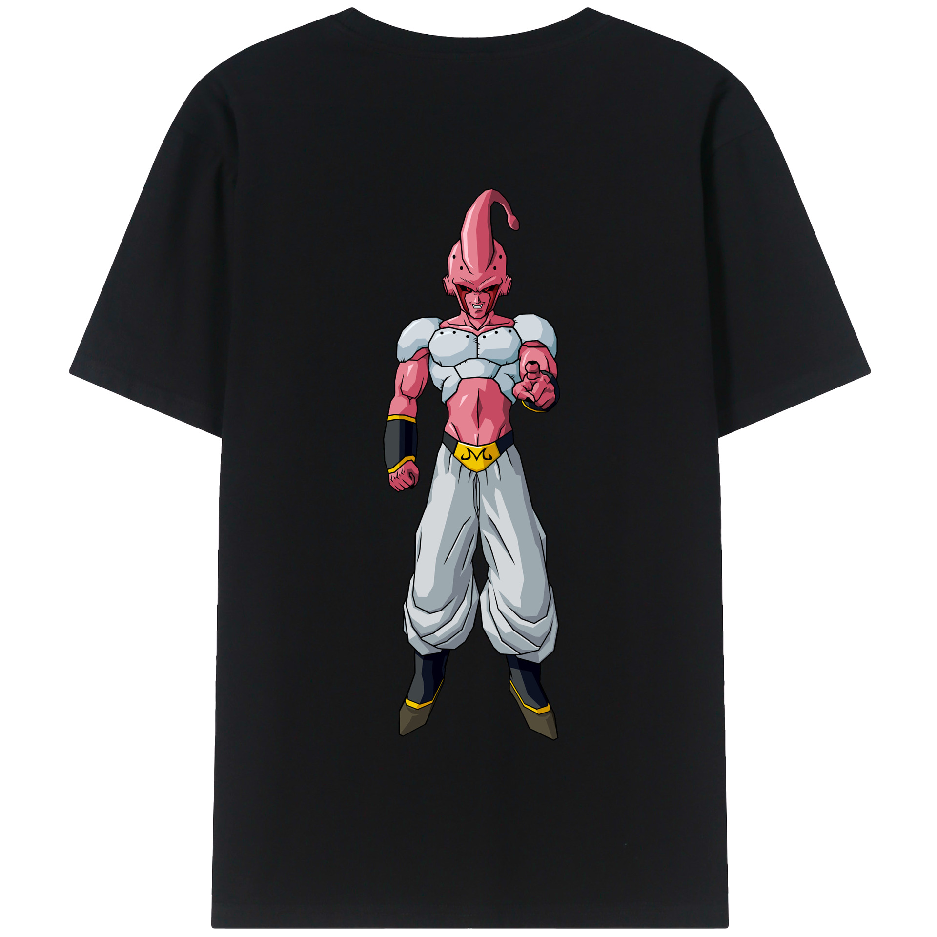 （画像用） ドラゴンボール 魔人ブウ DRAGON BALL Majin Buu 綿100％半袖Tシャツ（背面プリント）