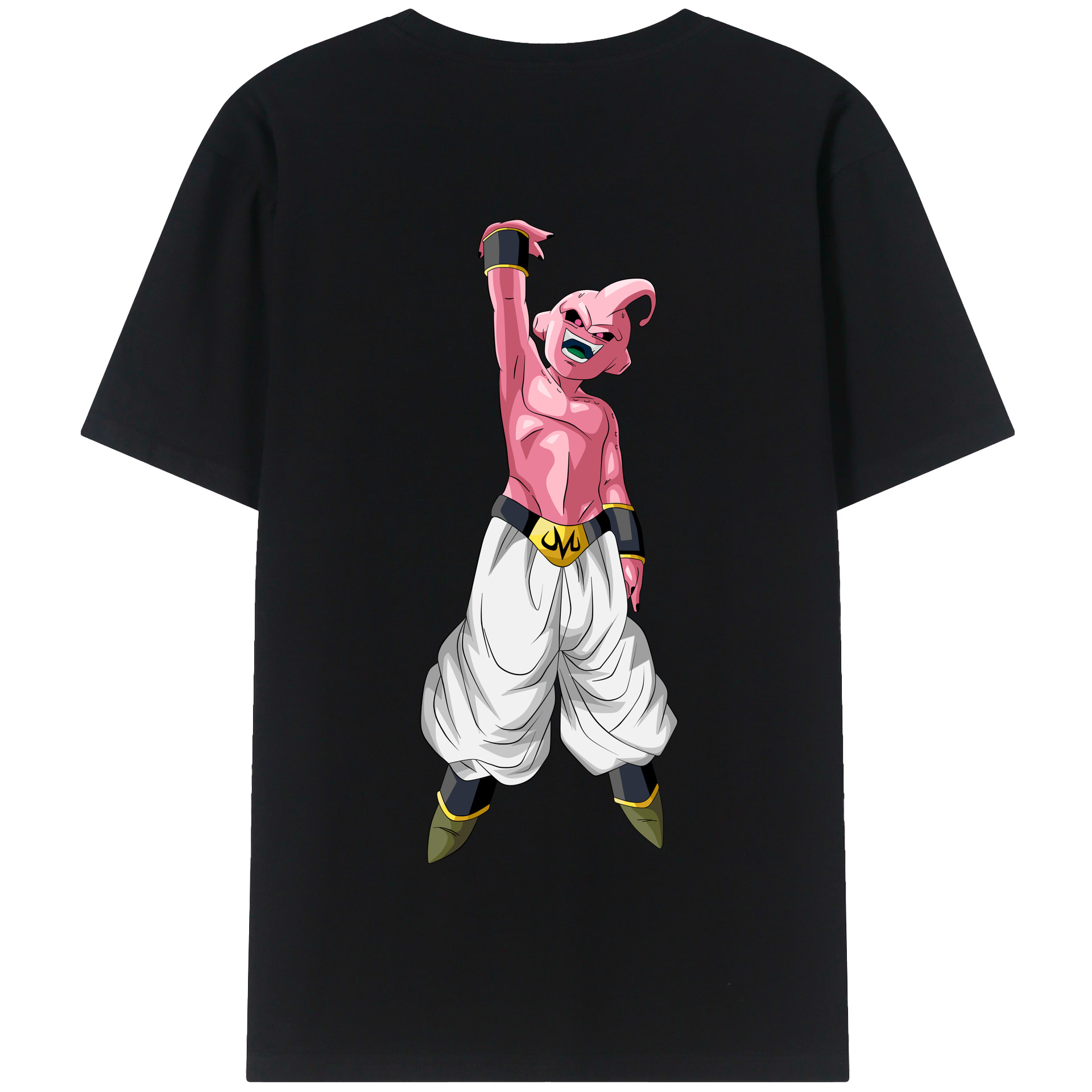 （画像用） ドラゴンボール 魔人ブウ DRAGON BALL Majin Buu 綿100％半袖Tシャツ（背面プリント）