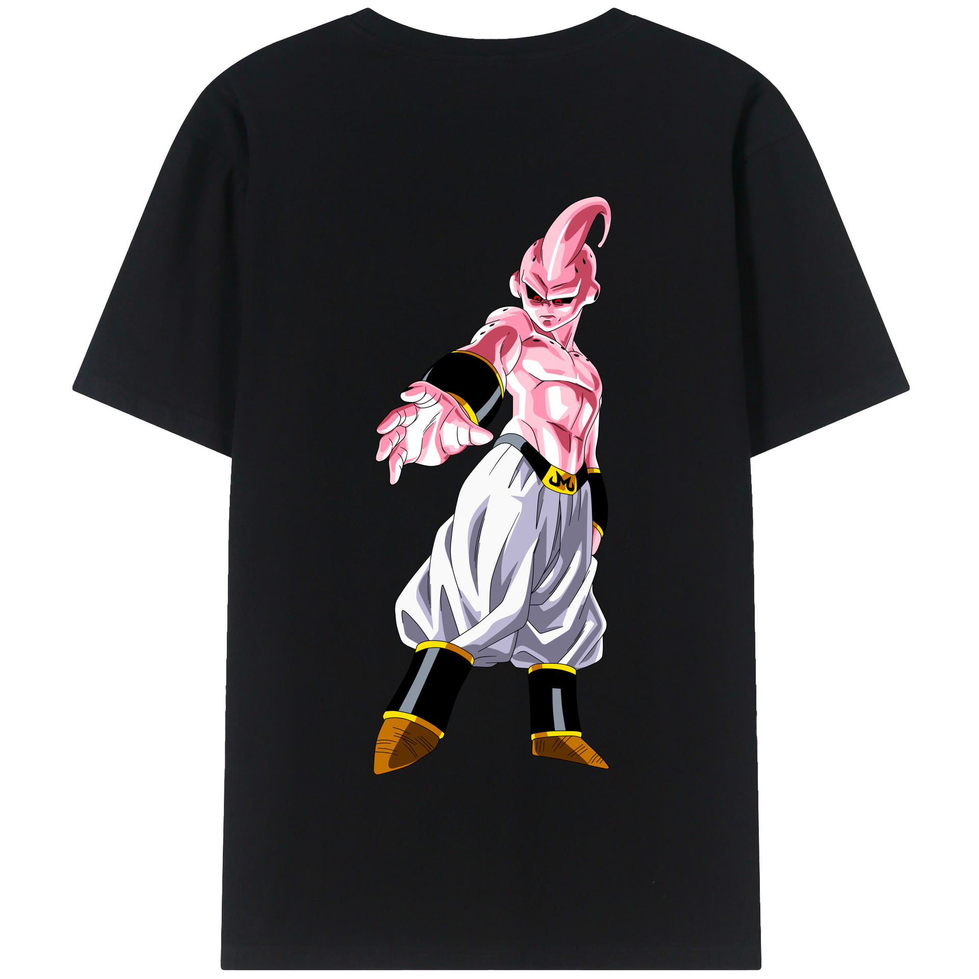 （画像用） ドラゴンボール 魔人ブウ DRAGON BALL Majin Buu 綿100％半袖Tシャツ（背面プリント）