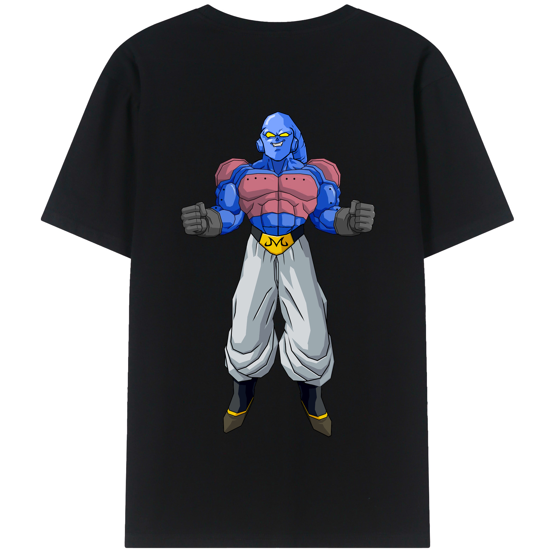 （画像用） ドラゴンボール 魔人ブウ DRAGON BALL Majin Buu 綿100％半袖Tシャツ（背面プリント）