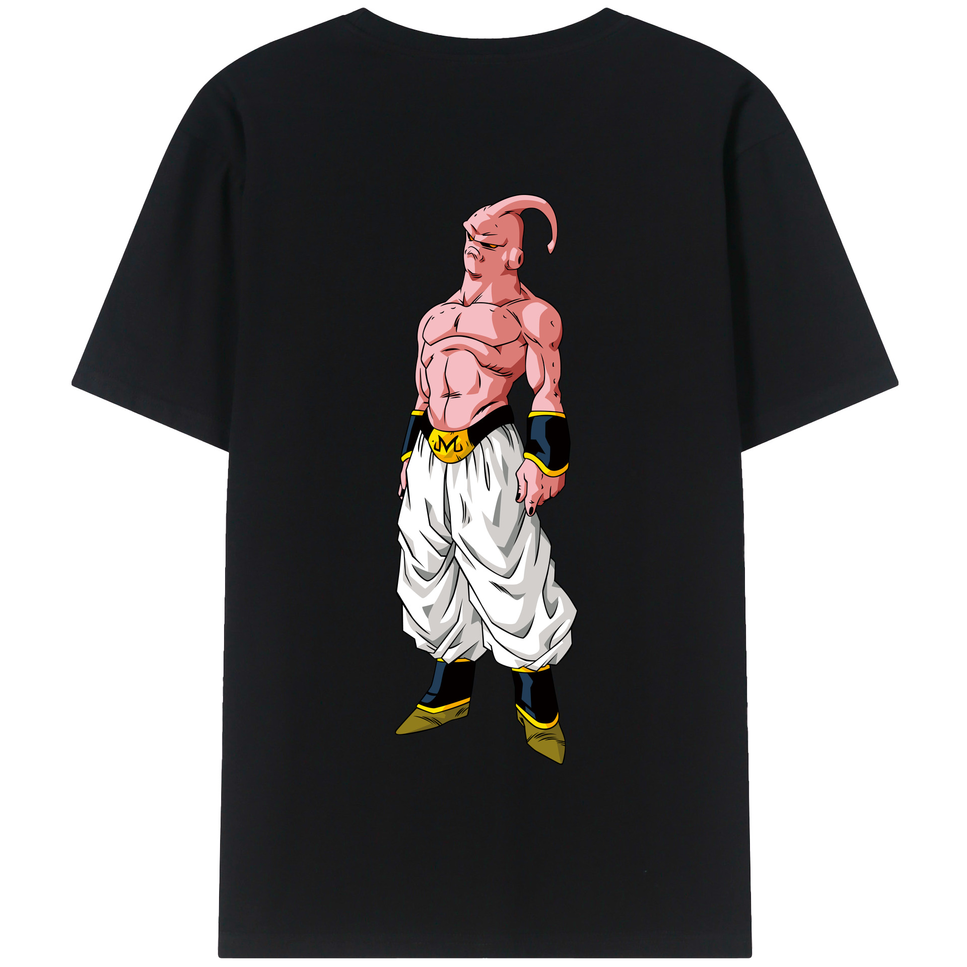 （画像用） ドラゴンボール 魔人ブウ DRAGON BALL Majin Buu 綿100％半袖Tシャツ（背面プリント）