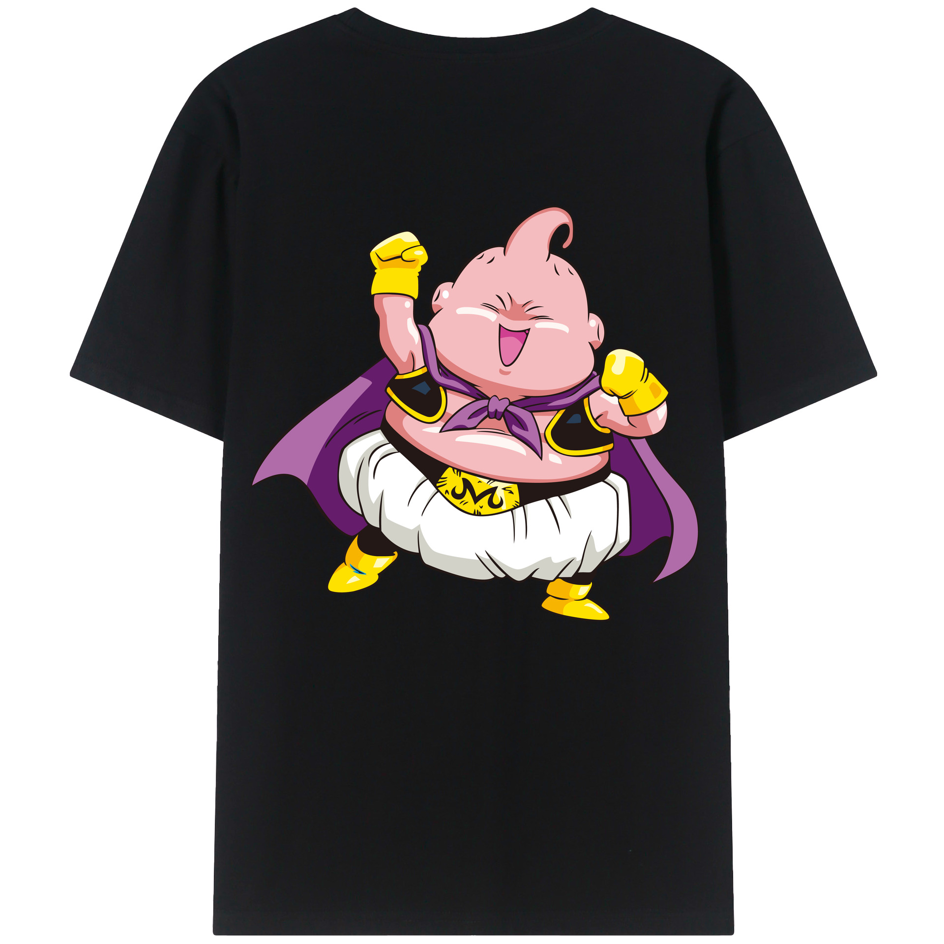 （画像用） ドラゴンボール 魔人ブウ DRAGON BALL Majin Buu 綿100％半袖Tシャツ（背面プリント）