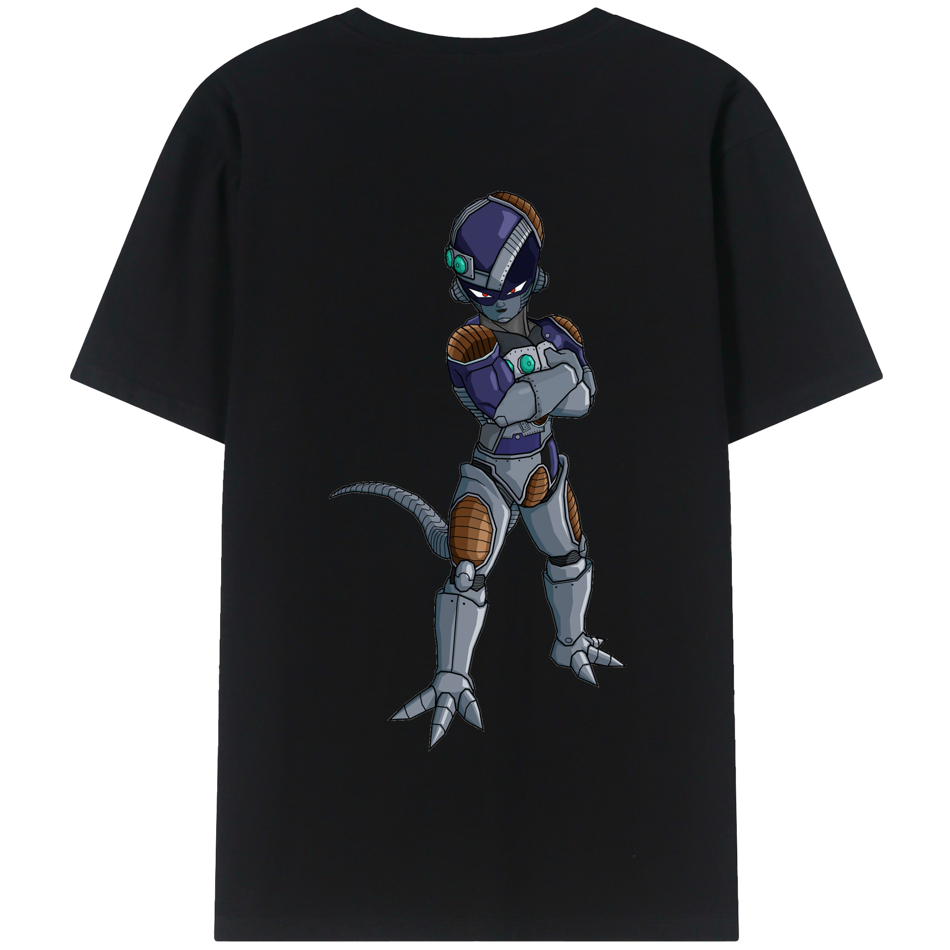 （画像用） ドラゴンボール フリーザ DRAGON BALL Frieza 綿100％半袖Tシャツ（背面プリント）
