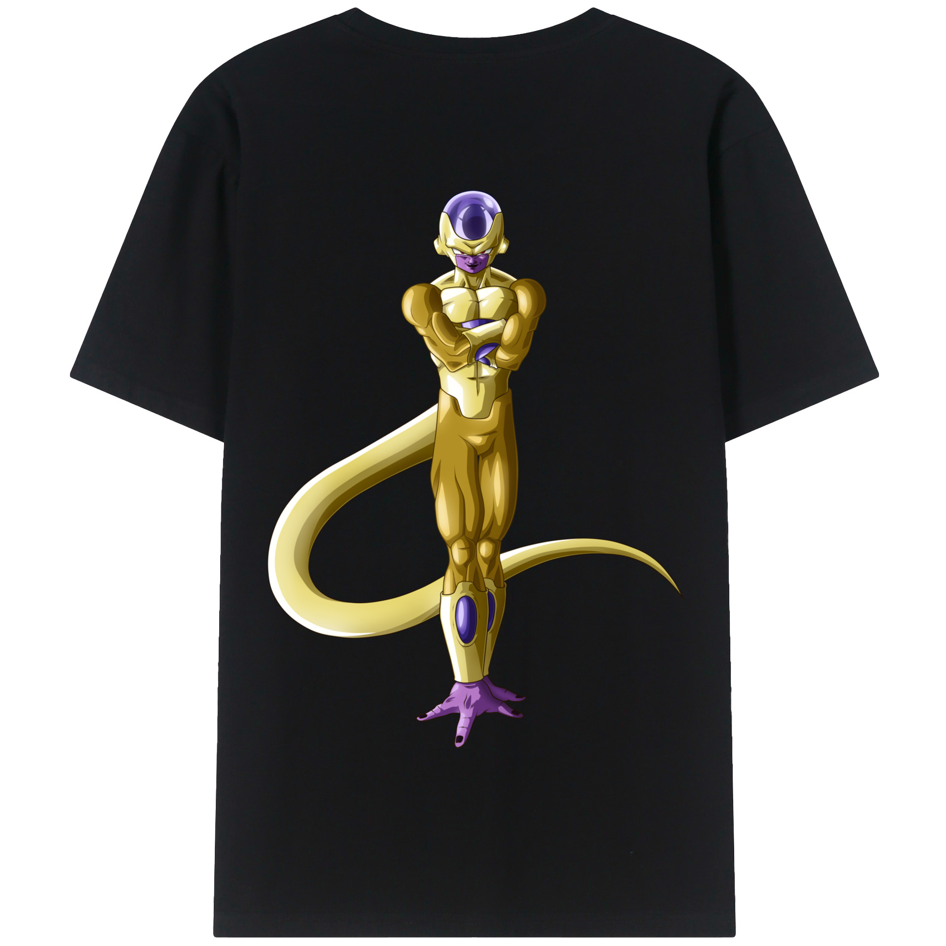 （画像用） ドラゴンボール フリーザ DRAGON BALL Frieza 綿100％半袖Tシャツ（背面プリント）