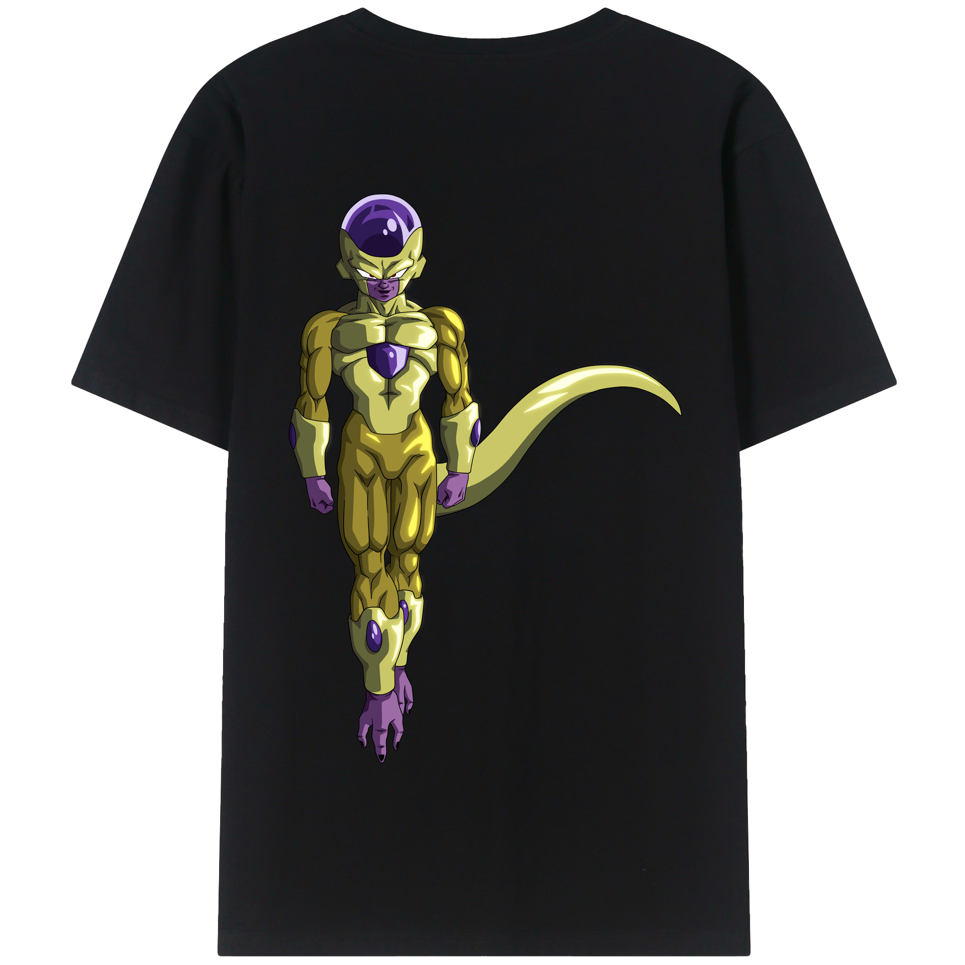 （画像用） ドラゴンボール フリーザ DRAGON BALL Frieza 綿100％半袖Tシャツ（背面プリント）