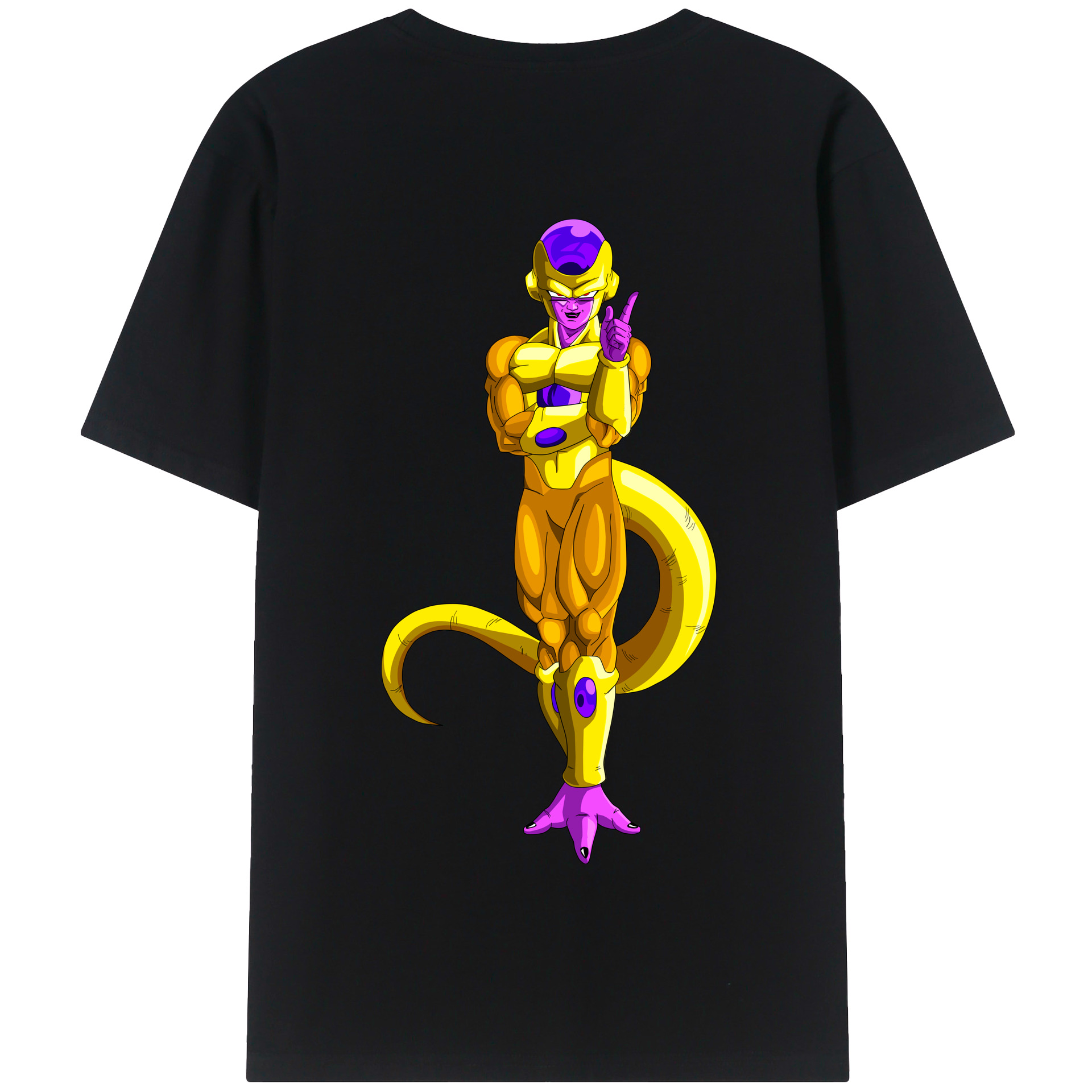（画像用） ドラゴンボール フリーザ DRAGON BALL Frieza 綿100％半袖Tシャツ（背面プリント）