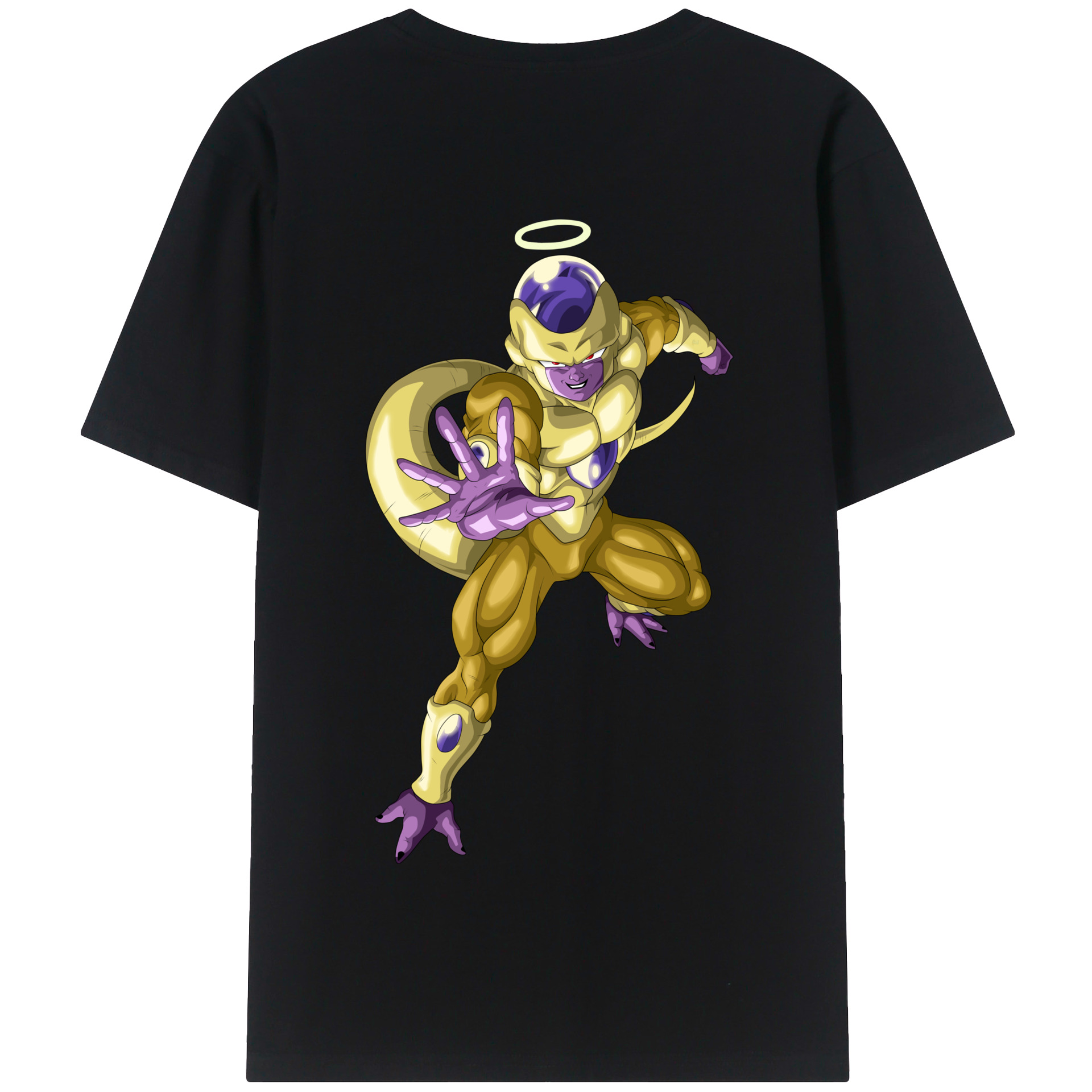 （画像用） ドラゴンボール フリーザ DRAGON BALL Frieza 綿100％半袖Tシャツ（背面プリント）