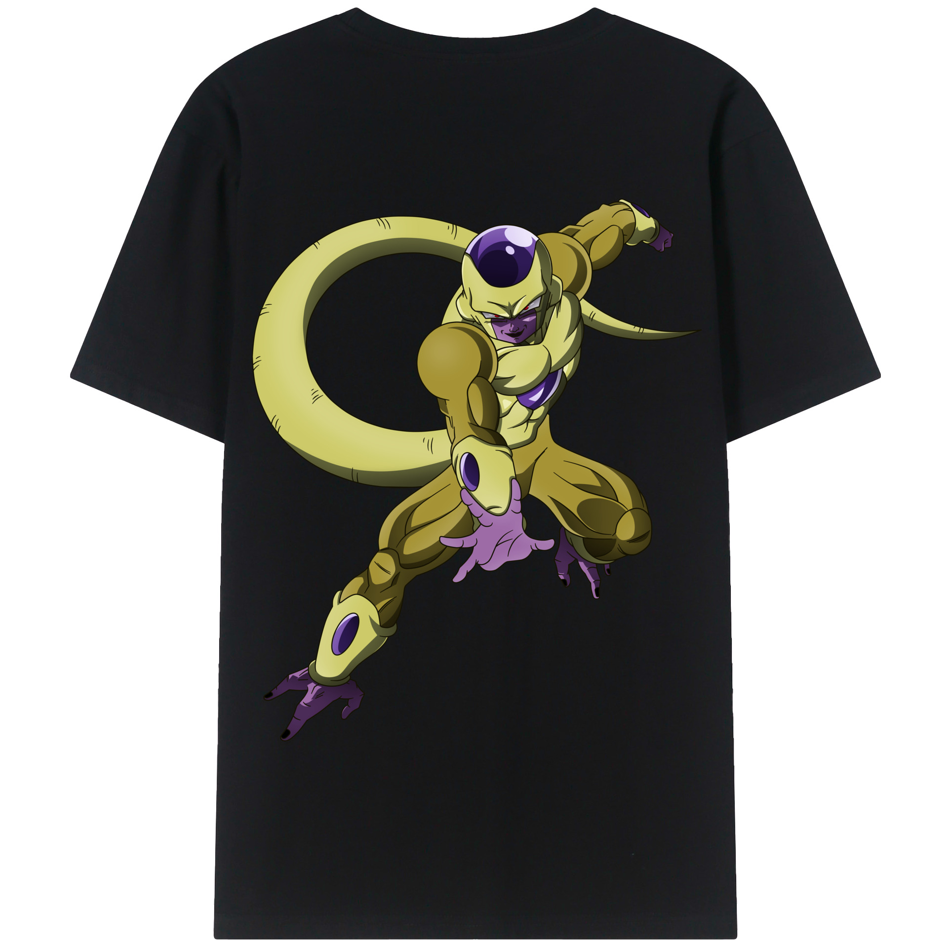 （画像用） ドラゴンボール フリーザ DRAGON BALL Frieza 綿100％半袖Tシャツ（背面プリント）