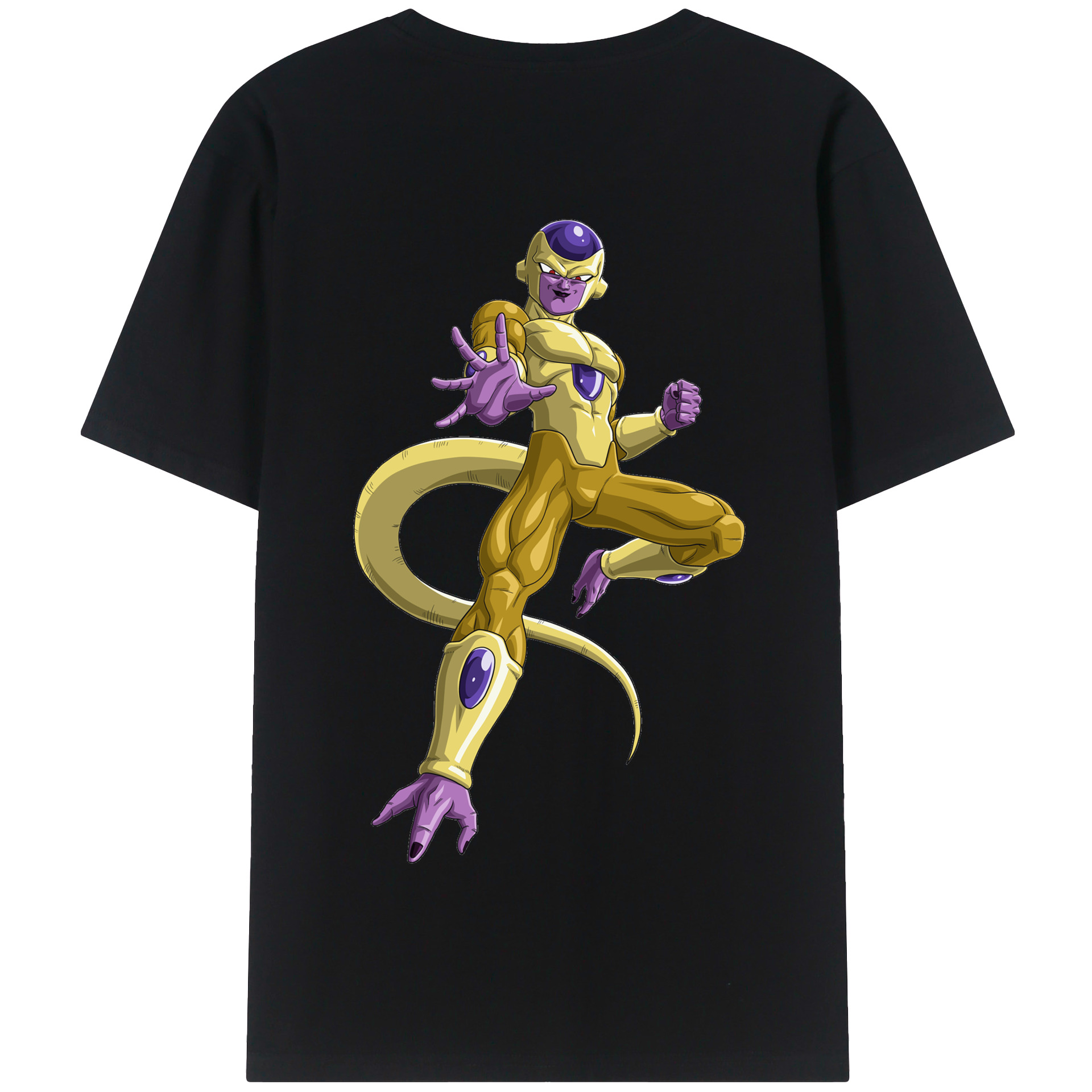 （画像用） ドラゴンボール フリーザ DRAGON BALL Frieza 綿100％半袖Tシャツ（背面プリント）
