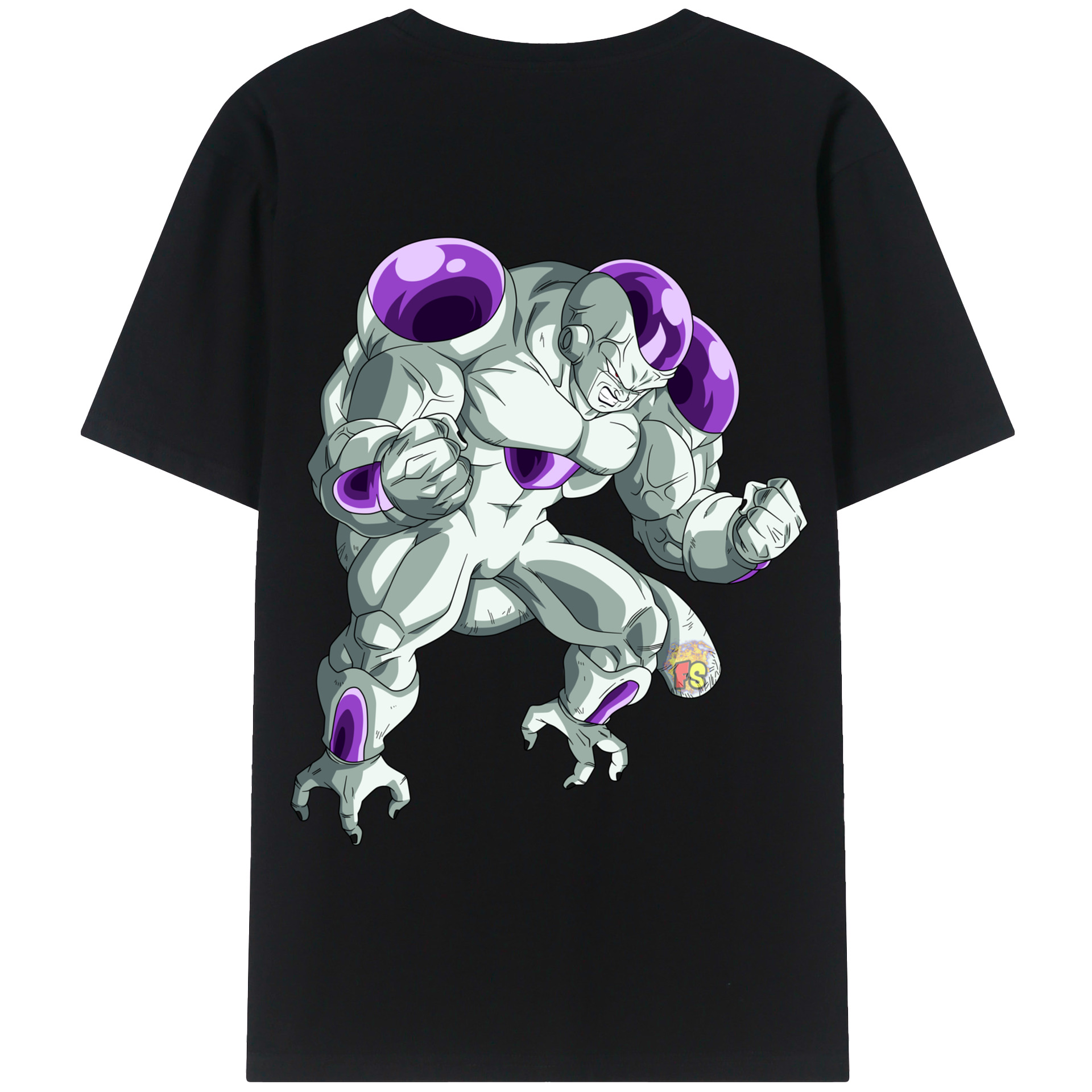 （画像用） ドラゴンボール フリーザ DRAGON BALL Frieza 綿100％半袖Tシャツ（背面プリント）
