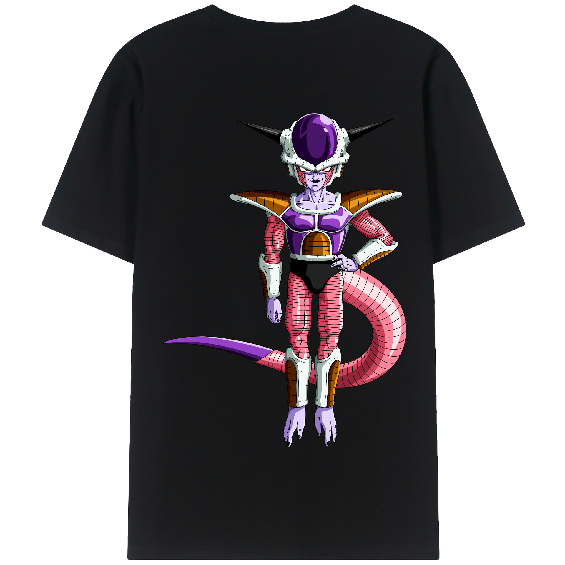 ドラゴンボール フリーザ DRAGON BALL Frieza 綿100％半袖Tシャツ（背面プリント）