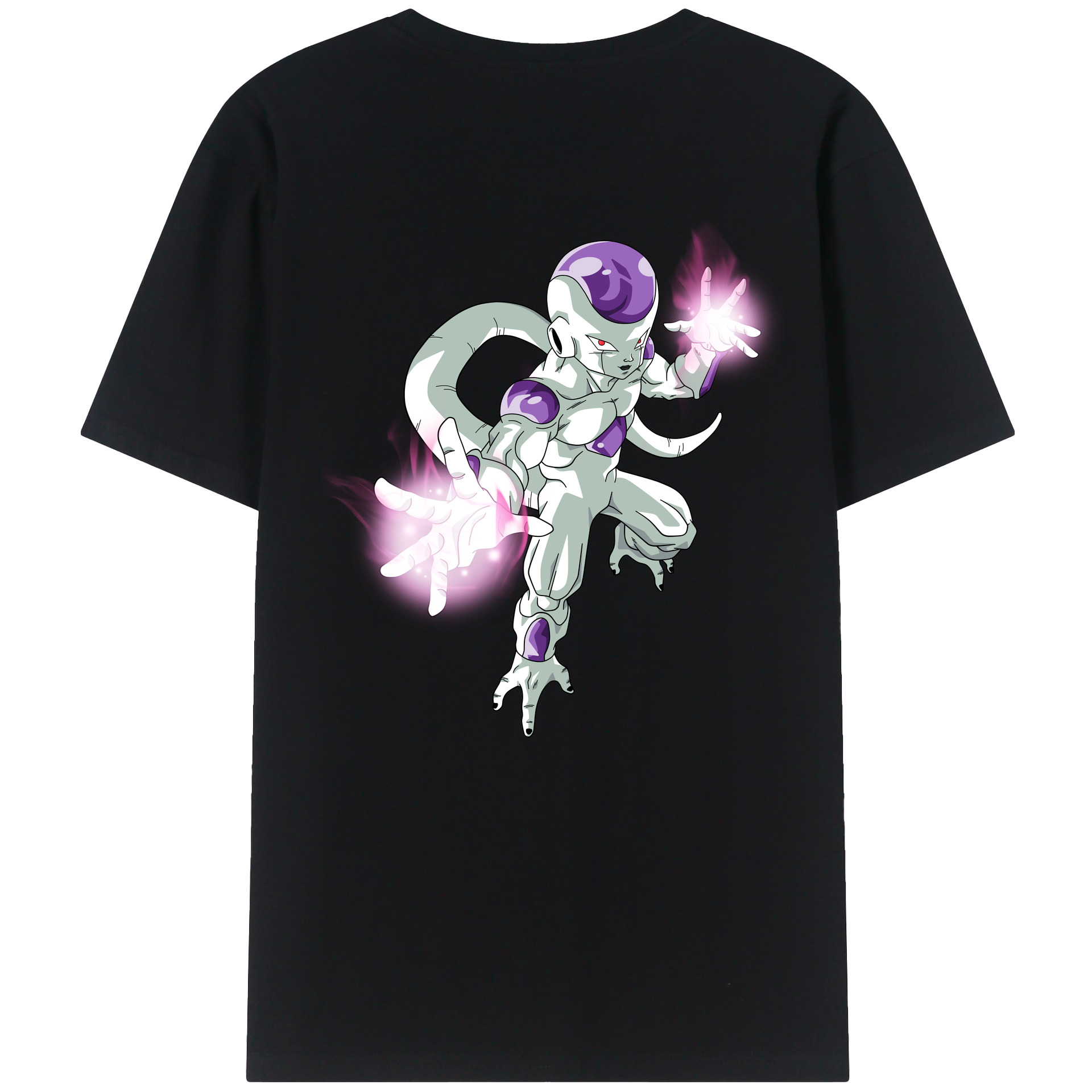 （画像用） ドラゴンボール フリーザ DRAGON BALL Frieza 綿100％半袖Tシャツ（背面プリント）