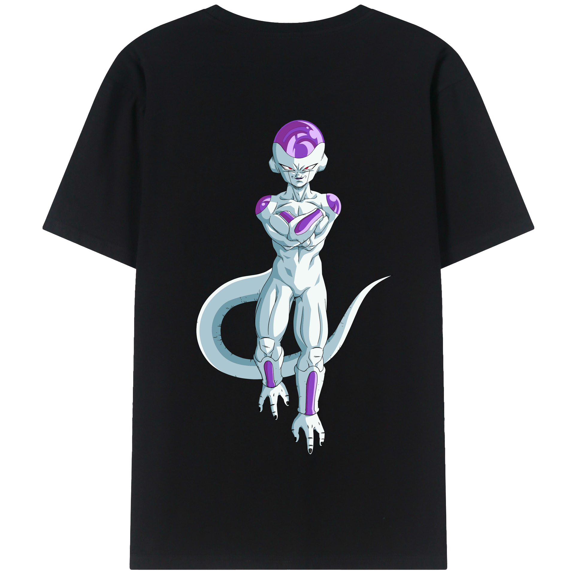 （画像用） ドラゴンボール フリーザ DRAGON BALL Frieza 綿100％半袖Tシャツ（背面プリント）