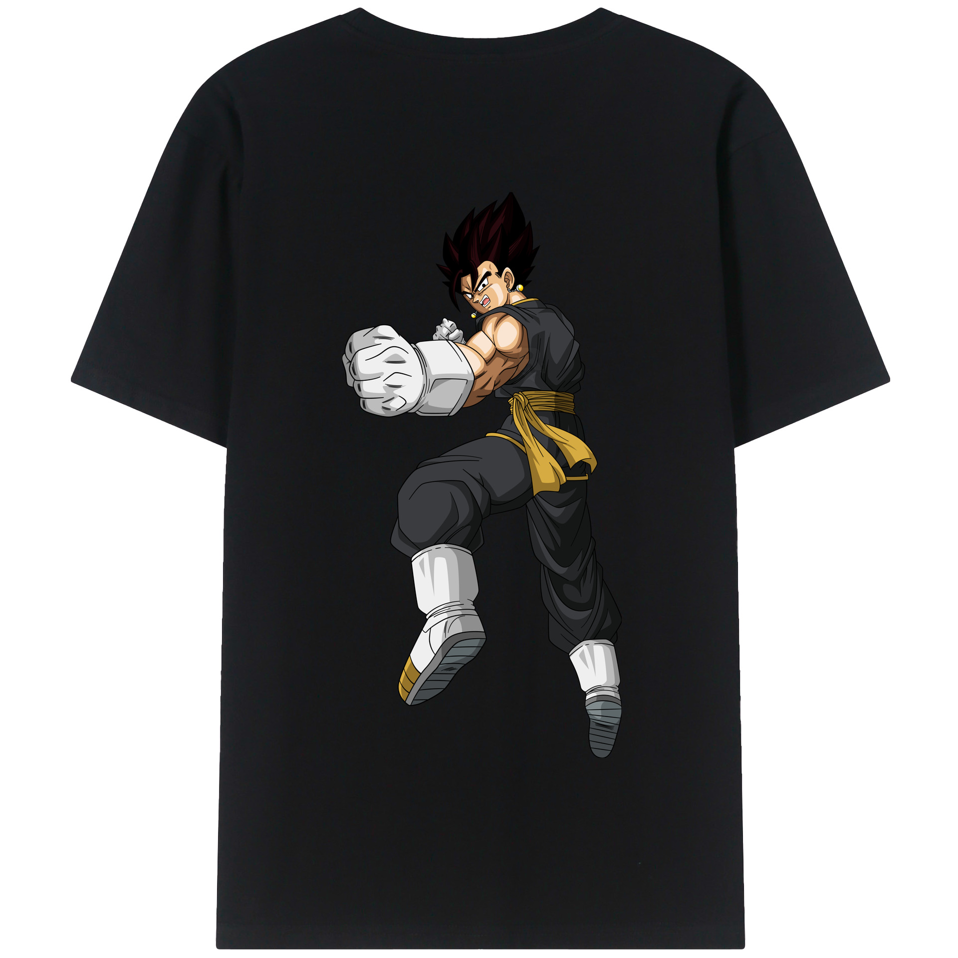 （画像用） ドラゴンボール ベジット DRAGON BALL Vegetto 綿100％半袖Tシャツ（背面プリント）