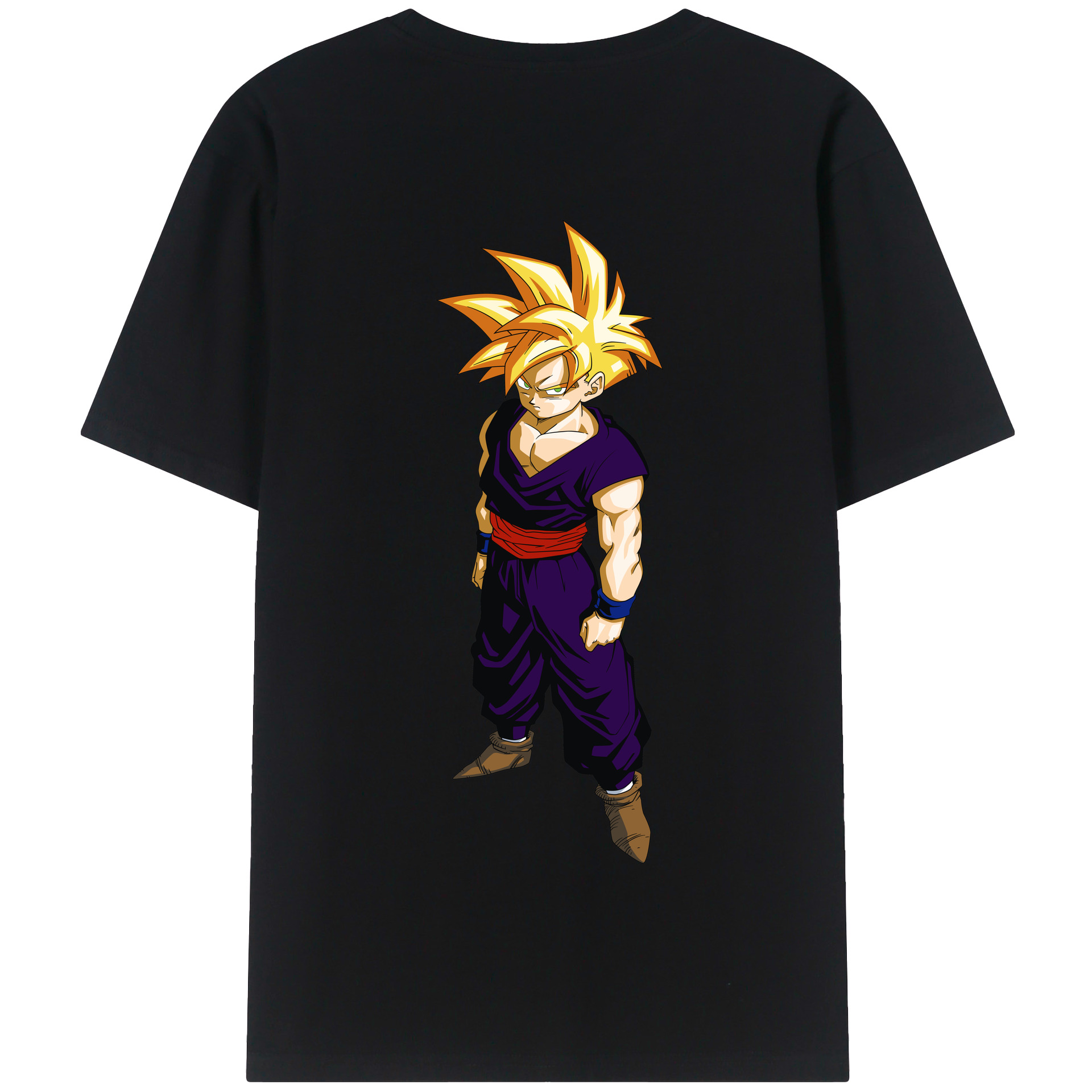 （画像用） ドラゴンボール ベジット DRAGON BALL Vegetto 綿100％半袖Tシャツ（背面プリント）