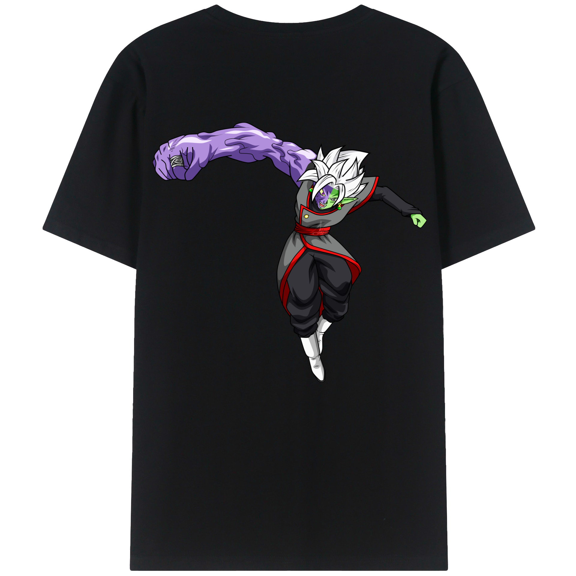 （画像用） ドラゴンボール ベジット DRAGON BALL Vegetto 綿100％半袖Tシャツ（背面プリント）
