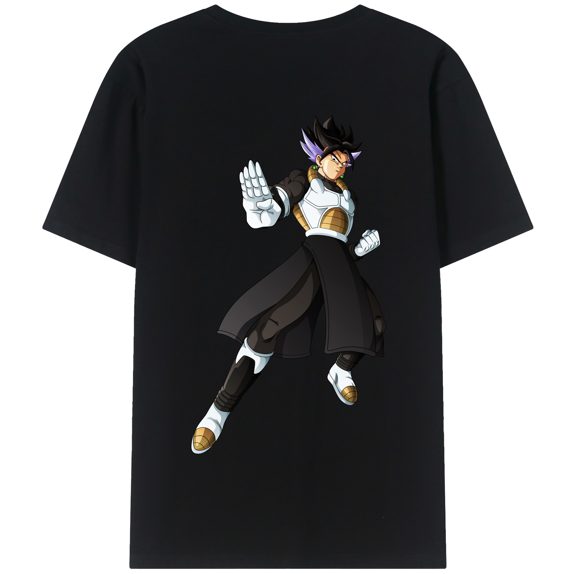 （画像用） ドラゴンボール ベジット DRAGON BALL Vegetto 綿100％半袖Tシャツ（背面プリント）