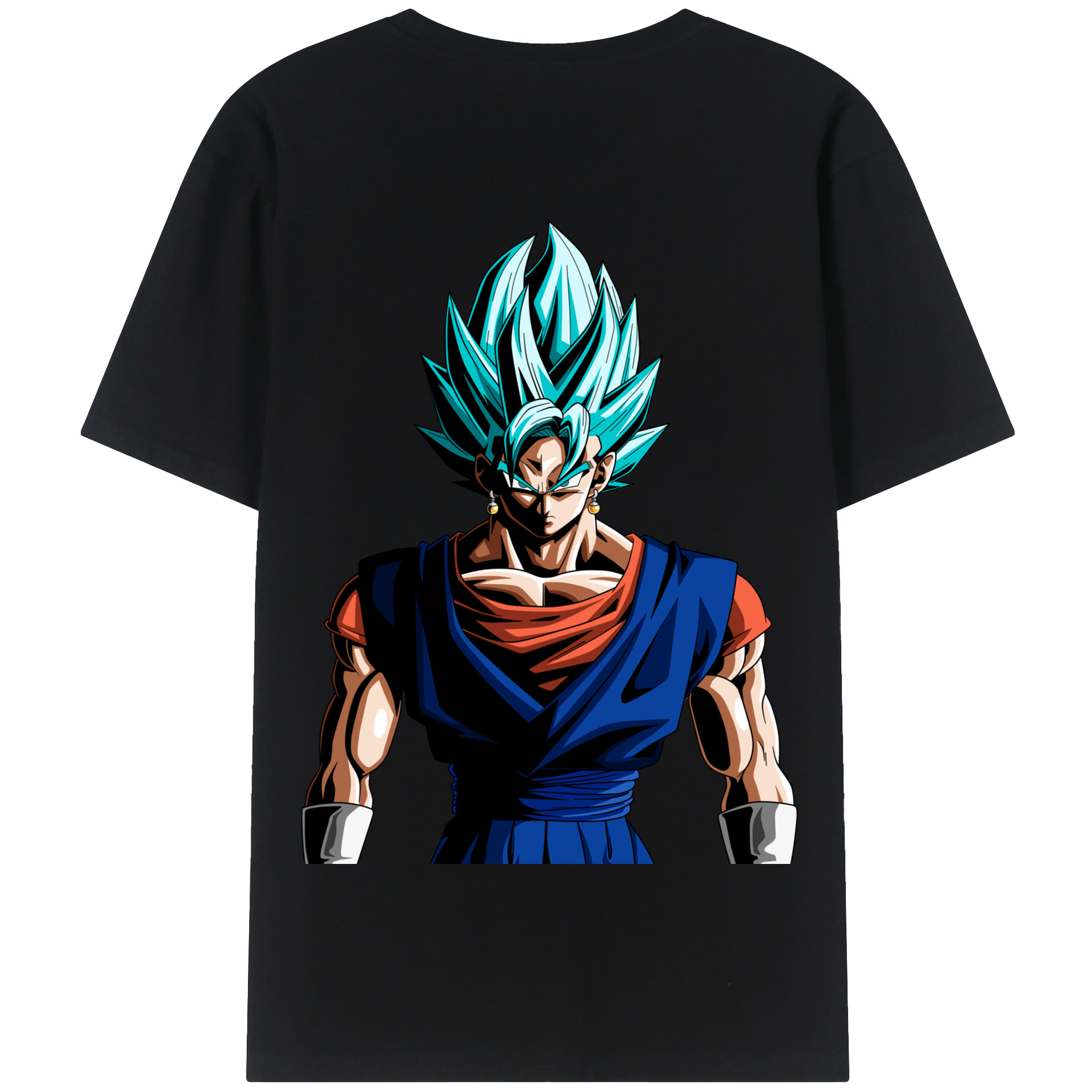 （画像用） ドラゴンボール ベジット DRAGON BALL Vegetto 綿100％半袖Tシャツ（背面プリント）