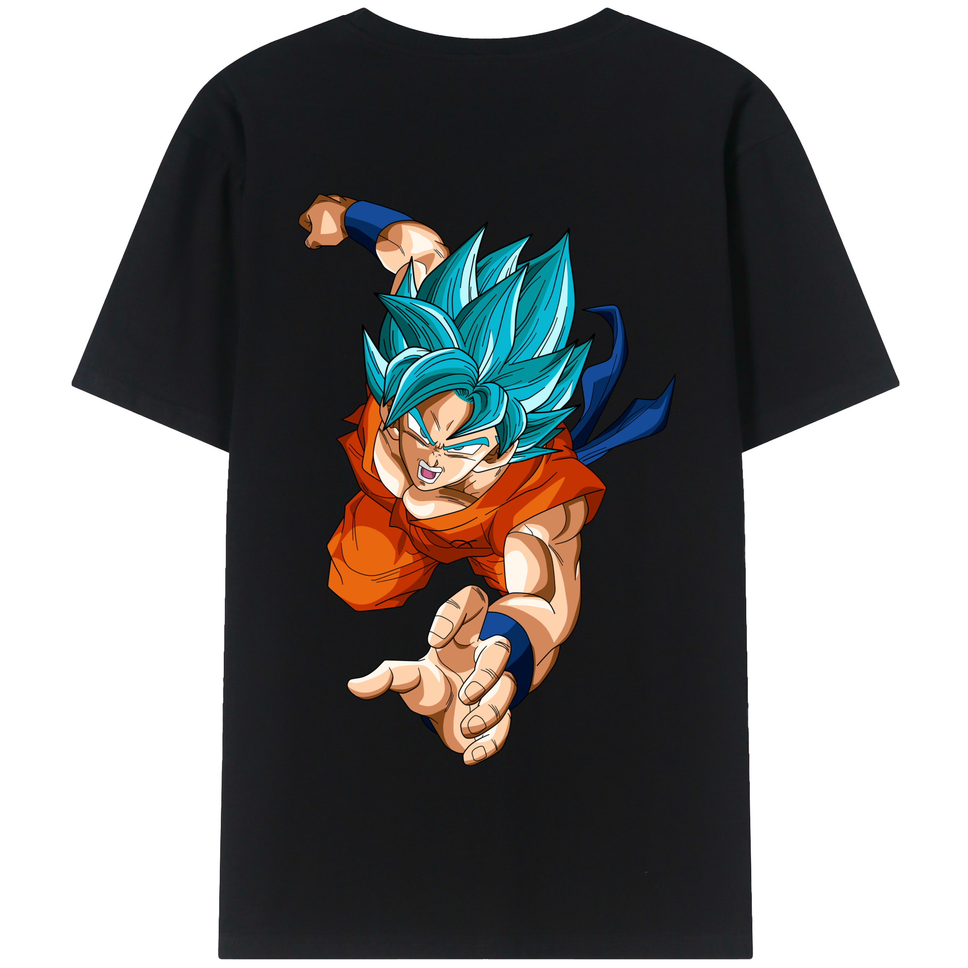 （画像用） ドラゴンボール ベジット DRAGON BALL Vegetto 綿100％半袖Tシャツ（背面プリント）