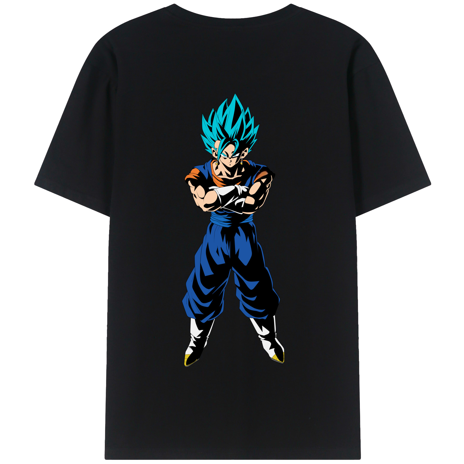（画像用） ドラゴンボール ベジット DRAGON BALL Vegetto 綿100％半袖Tシャツ（背面プリント）