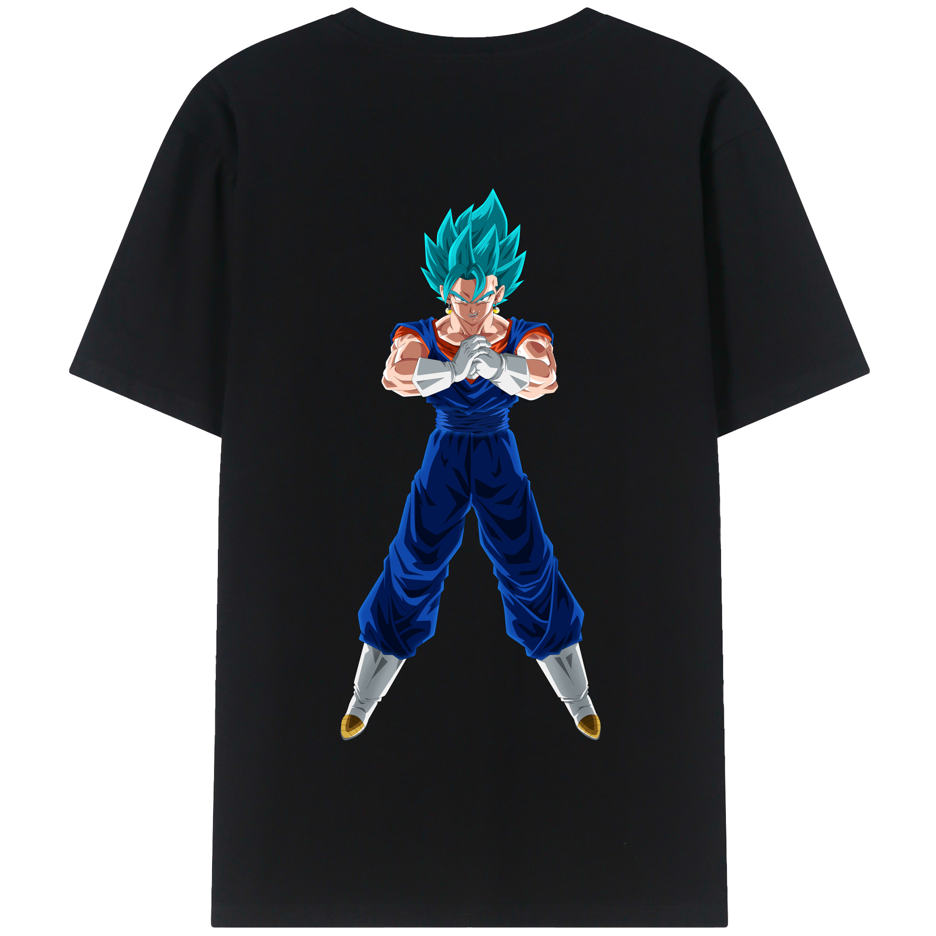 （画像用） ドラゴンボール ベジット DRAGON BALL Vegetto 綿100％半袖Tシャツ（背面プリント）