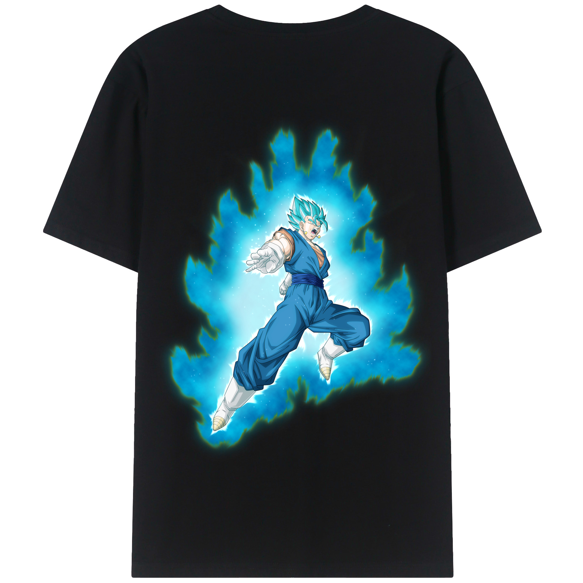 （画像用） ドラゴンボール ベジット DRAGON BALL Vegetto 綿100％半袖Tシャツ（背面プリント）