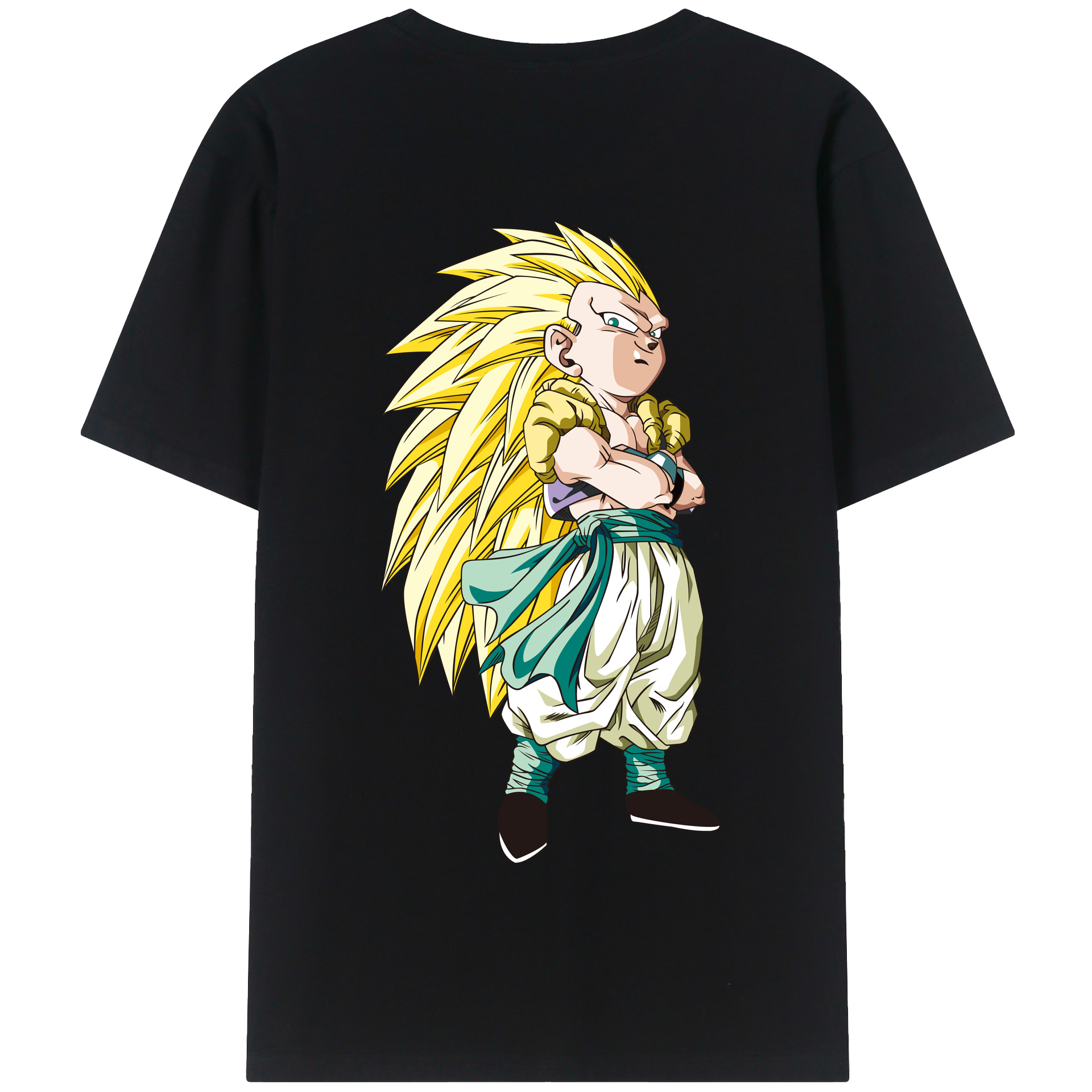 （画像用） ドラゴンボール ベジット DRAGON BALL Vegetto 綿100％半袖Tシャツ（背面プリント）