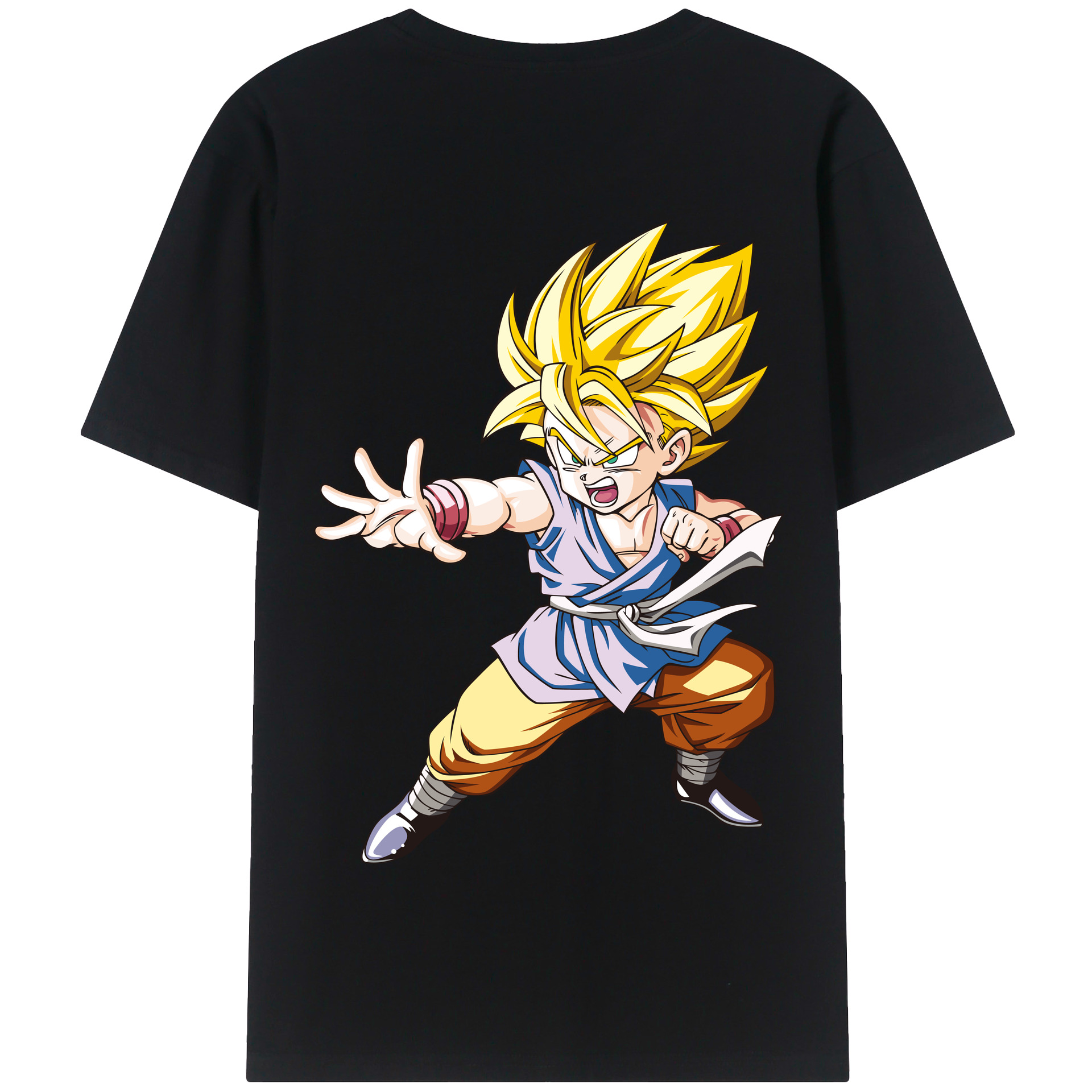 （画像用） ドラゴンボール ベジット DRAGON BALL Vegetto 綿100％半袖Tシャツ（背面プリント）