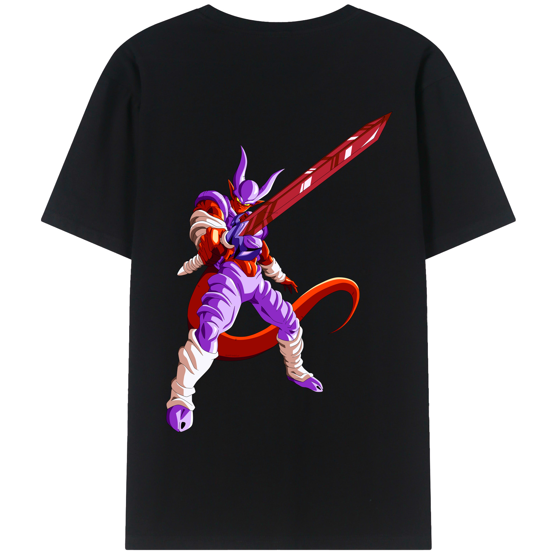 （画像用） ドラゴンボール ジャネンバ DRAGON BALL Janemba 綿100％半袖Tシャツ（背面プリント）