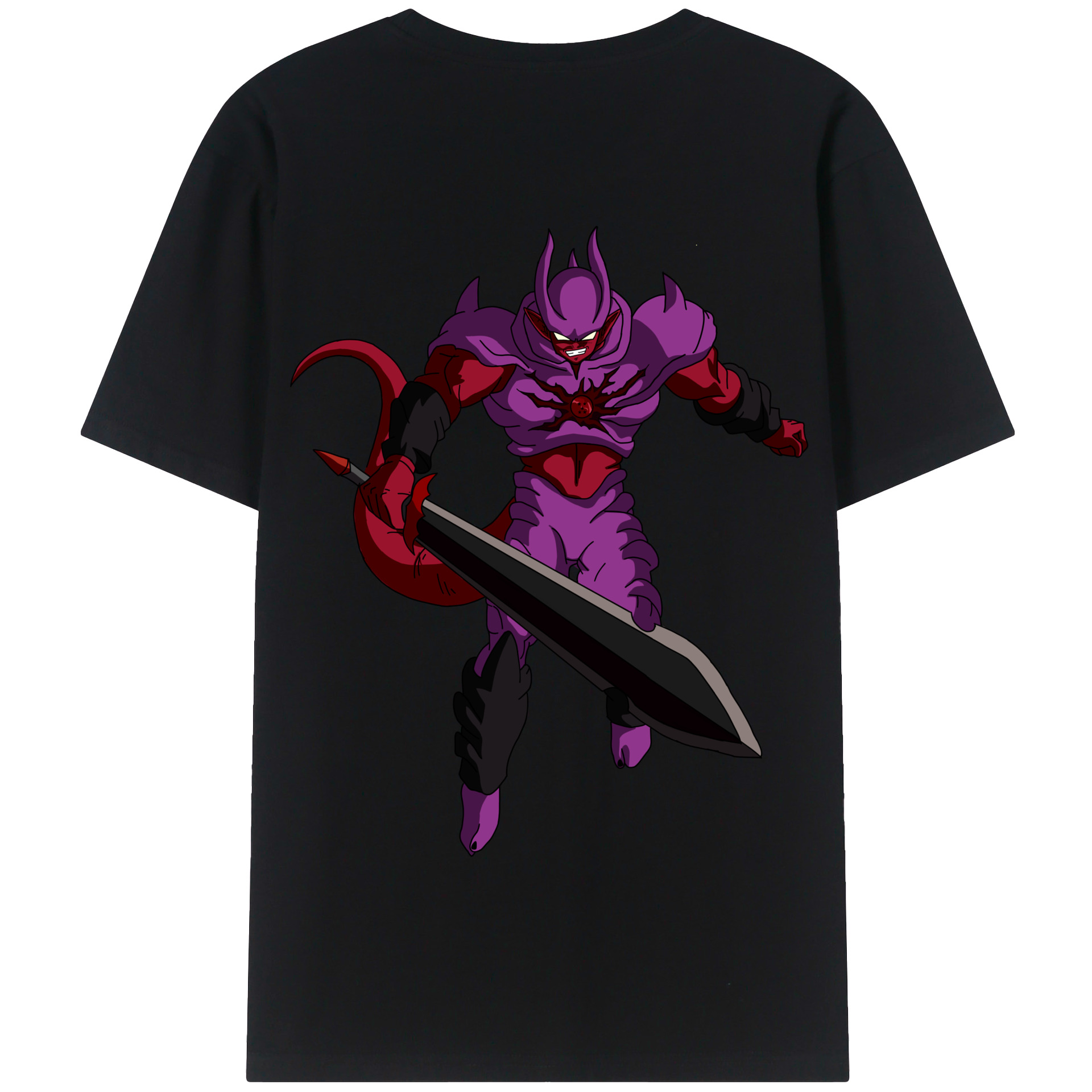 （画像用） ドラゴンボール ジャネンバ DRAGON BALL Janemba 綿100％半袖Tシャツ（背面プリント）