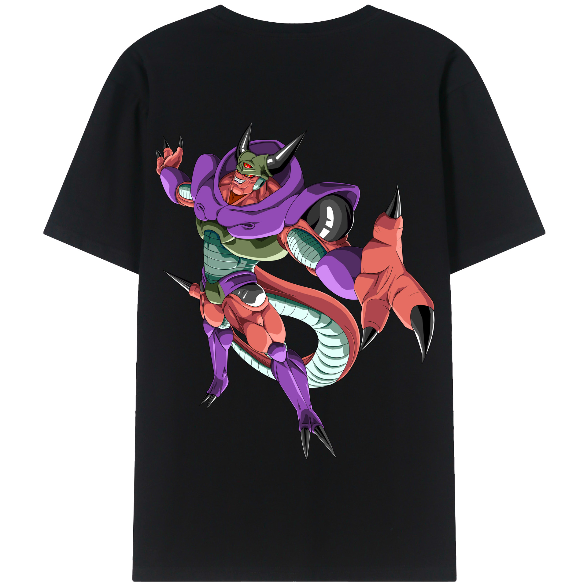 （画像用） ドラゴンボール ジャネンバ DRAGON BALL Janemba 綿100％半袖Tシャツ（背面プリント）