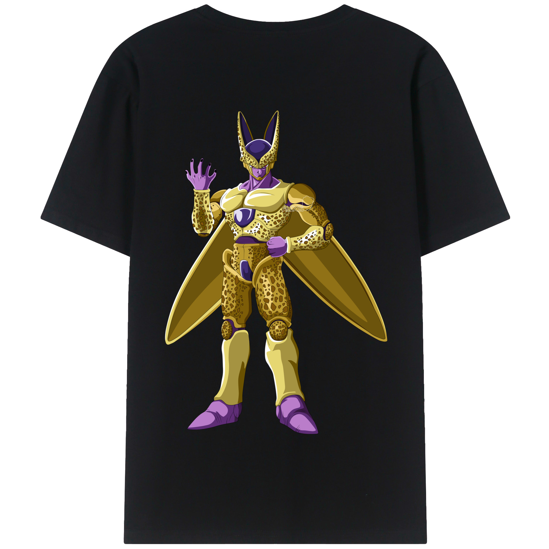 （画像用） ドラゴンボール セル DRAGON BALL Cell 綿100％半袖Tシャツ（背面プリント）