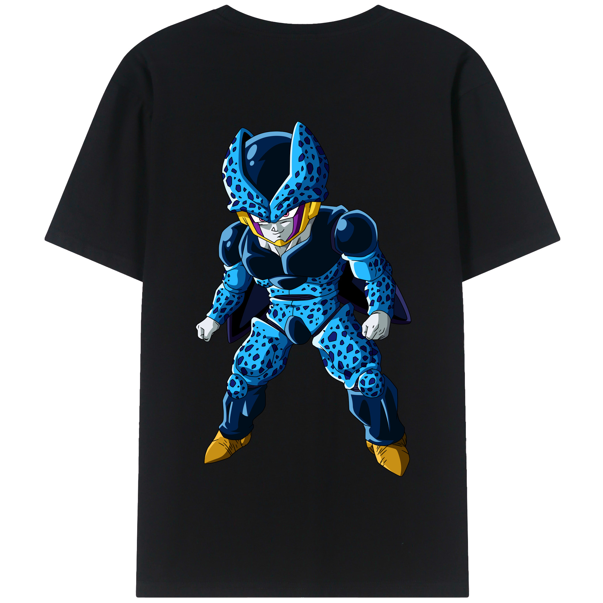 （画像用） ドラゴンボール セル DRAGON BALL Cell 綿100％半袖Tシャツ（背面プリント）