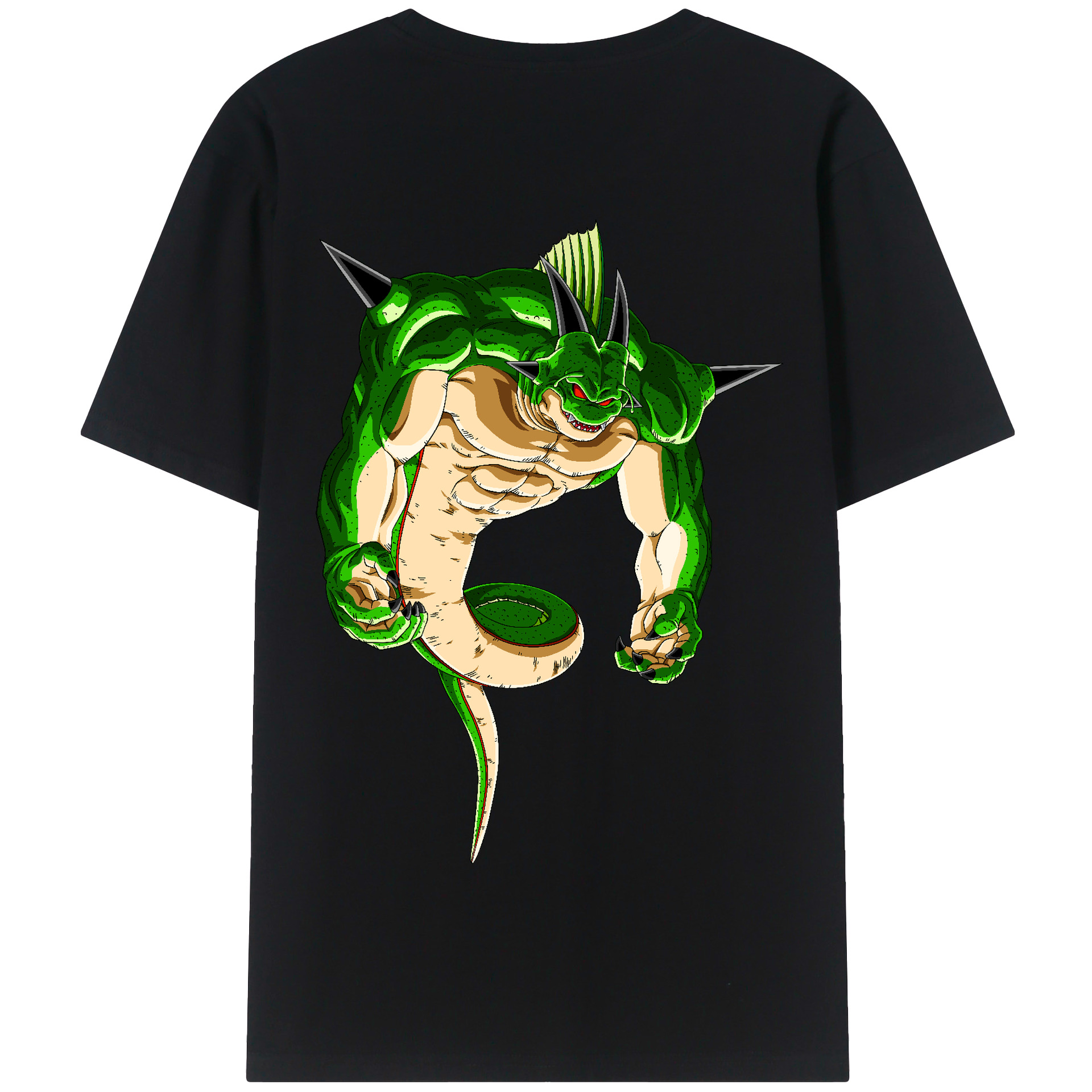 （画像用） ドラゴンボール 神龍 シェンロン DRAGON BALL Shenron 綿100％半袖Tシャツ（背面プリント）