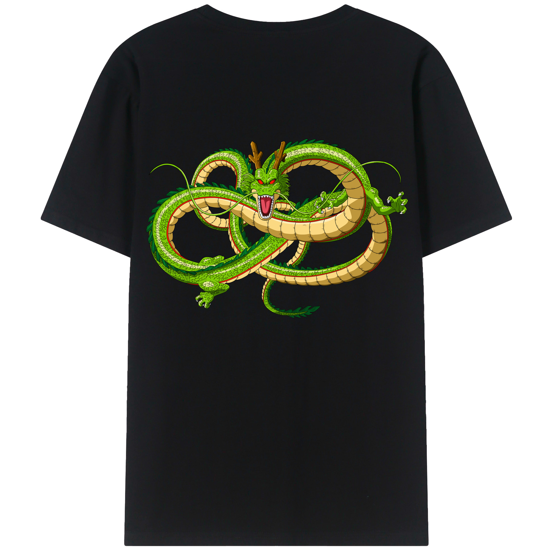 （画像用） ドラゴンボール 神龍 シェンロン DRAGON BALL Shenron 綿100％半袖Tシャツ（背面プリント）
