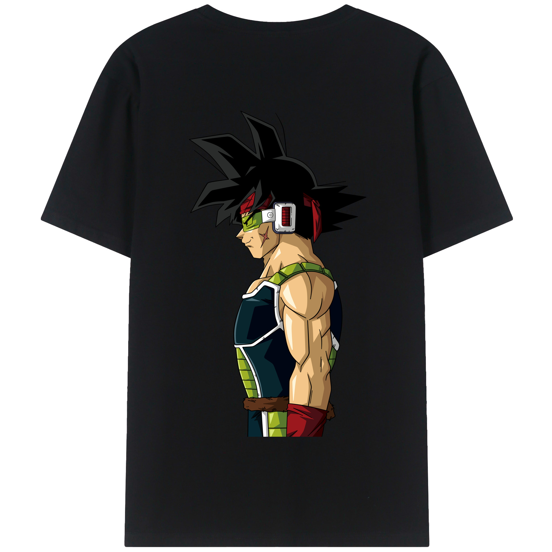 （画像用） ドラゴンボール バーダック DRAGON BALL Burdock 綿100％半袖Tシャツ（背面プリント）
