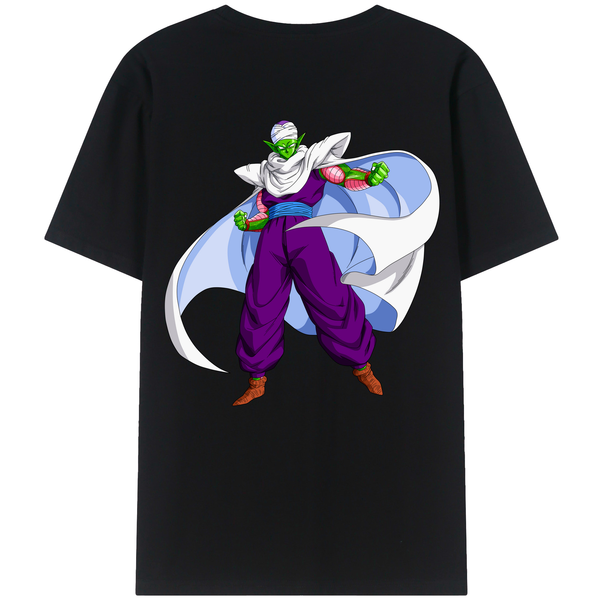 （画像用） ドラゴンボール ピッコロ DRAGON BALL Piccolo 綿100％半袖Tシャツ（背面プリント）