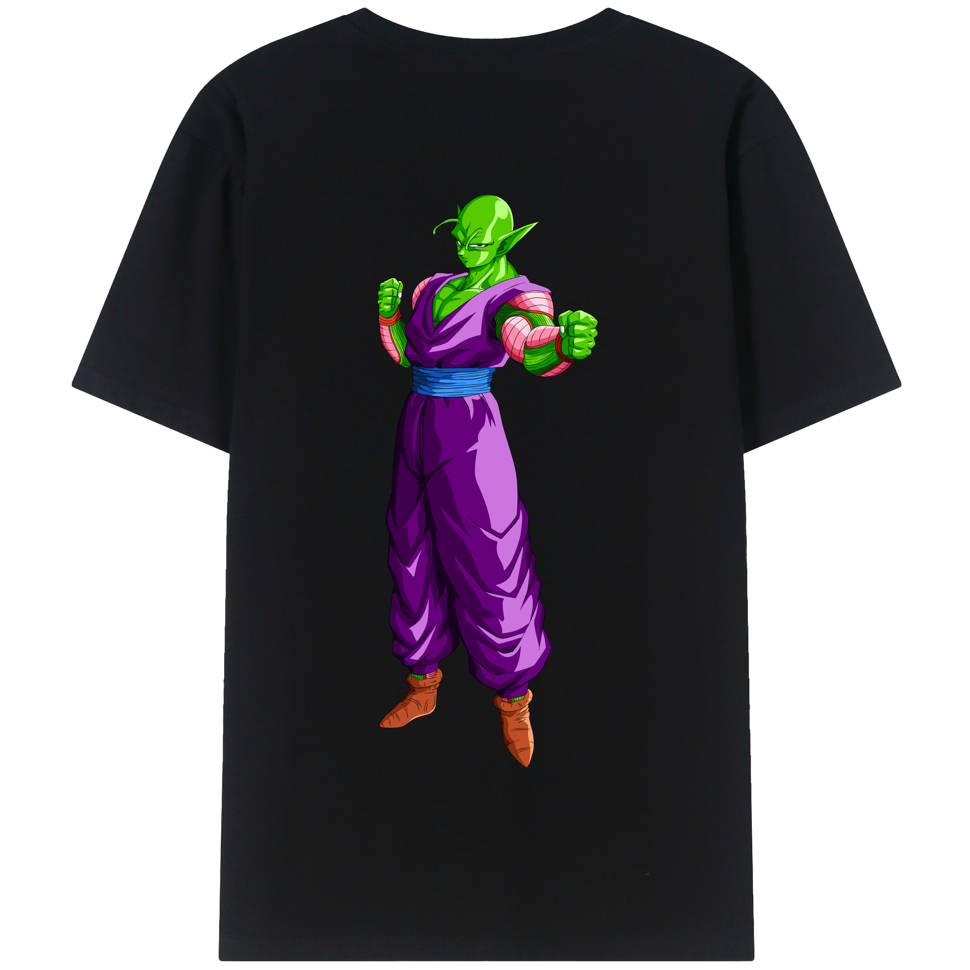 （画像用） ドラゴンボール ピッコロ DRAGON BALL Piccolo 綿100％半袖Tシャツ（背面プリント）