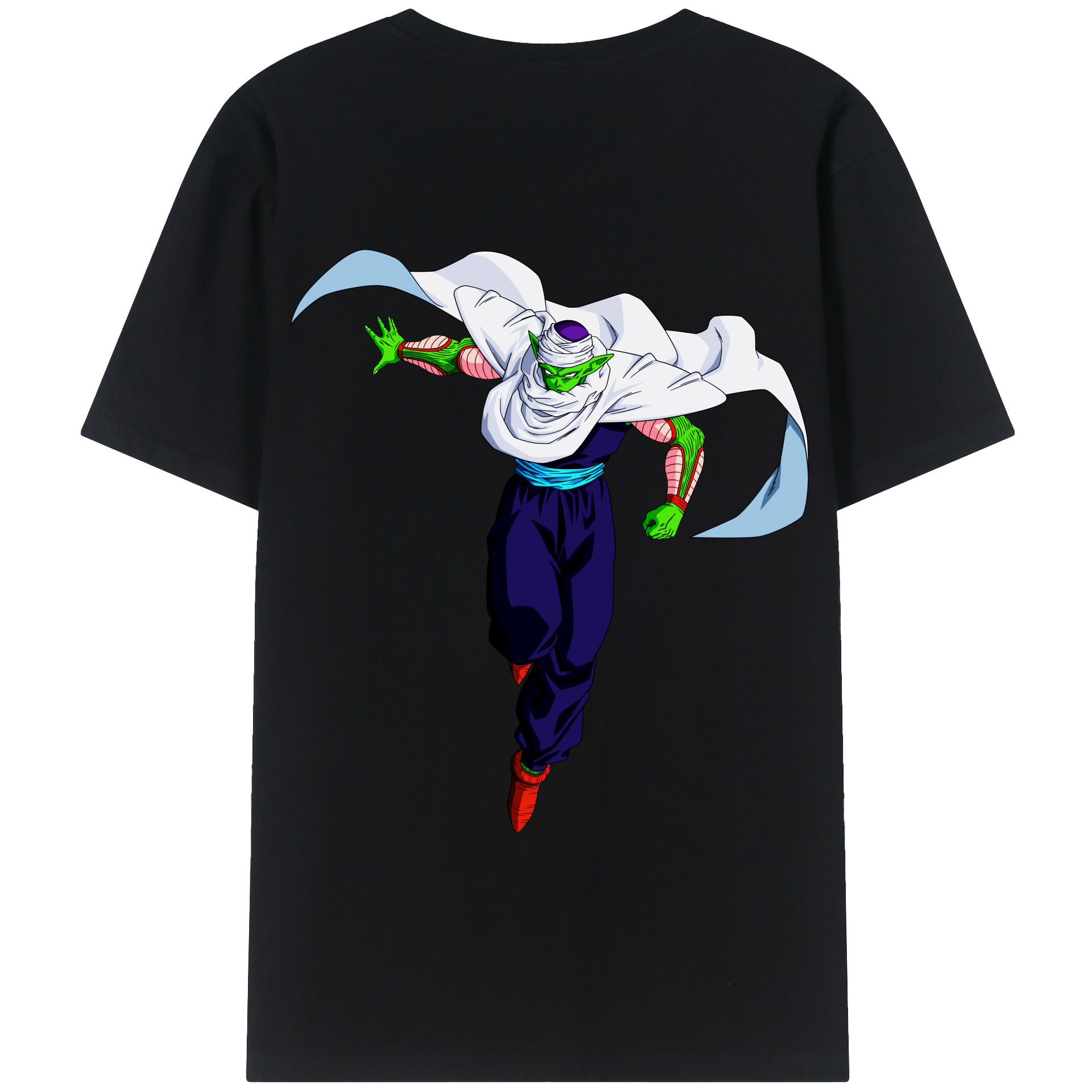 （画像用） ドラゴンボール ピッコロ DRAGON BALL Piccolo 綿100％半袖Tシャツ（背面プリント）