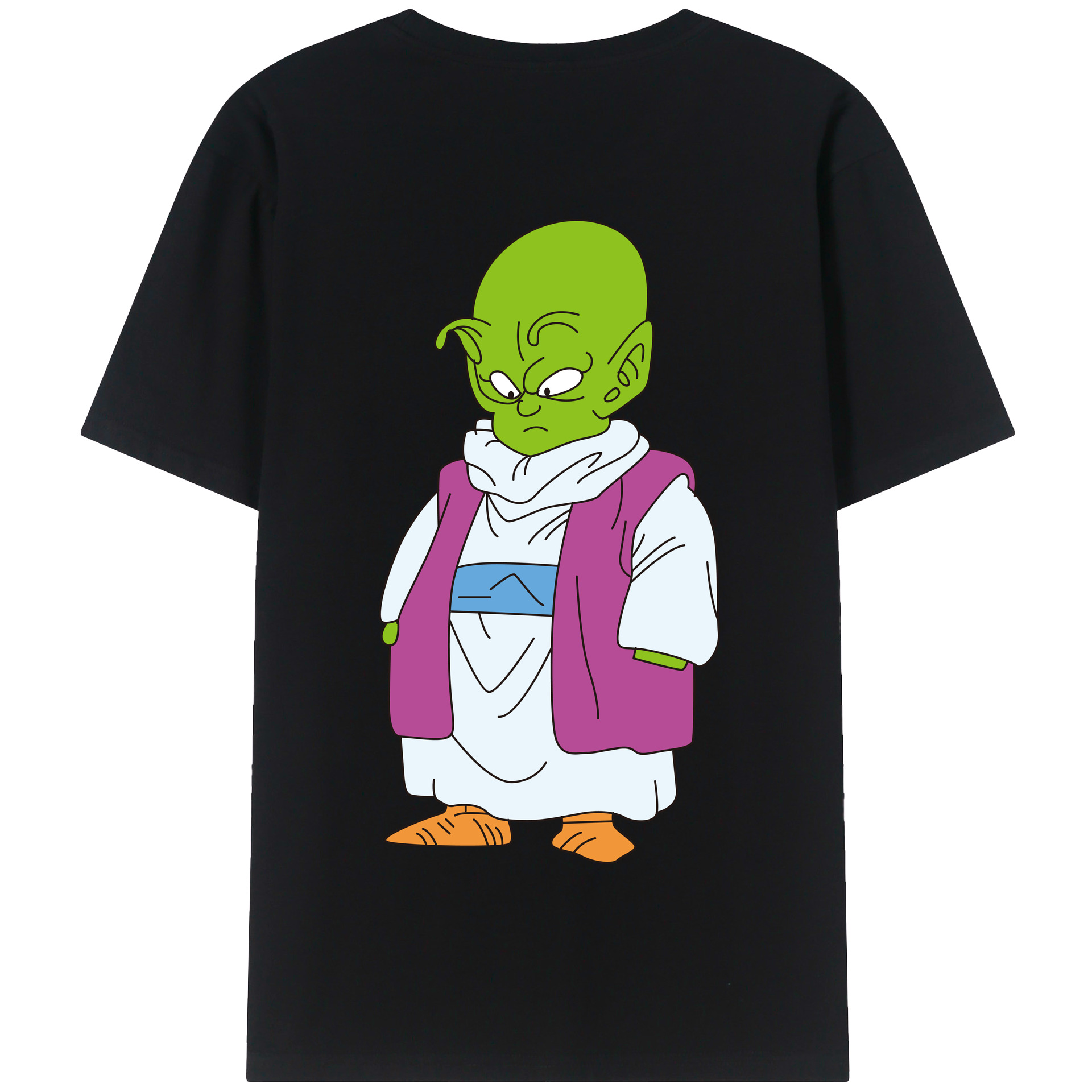 （画像用） ドラゴンボール ピッコロ DRAGON BALL Piccolo 綿100％半袖Tシャツ（背面プリント）