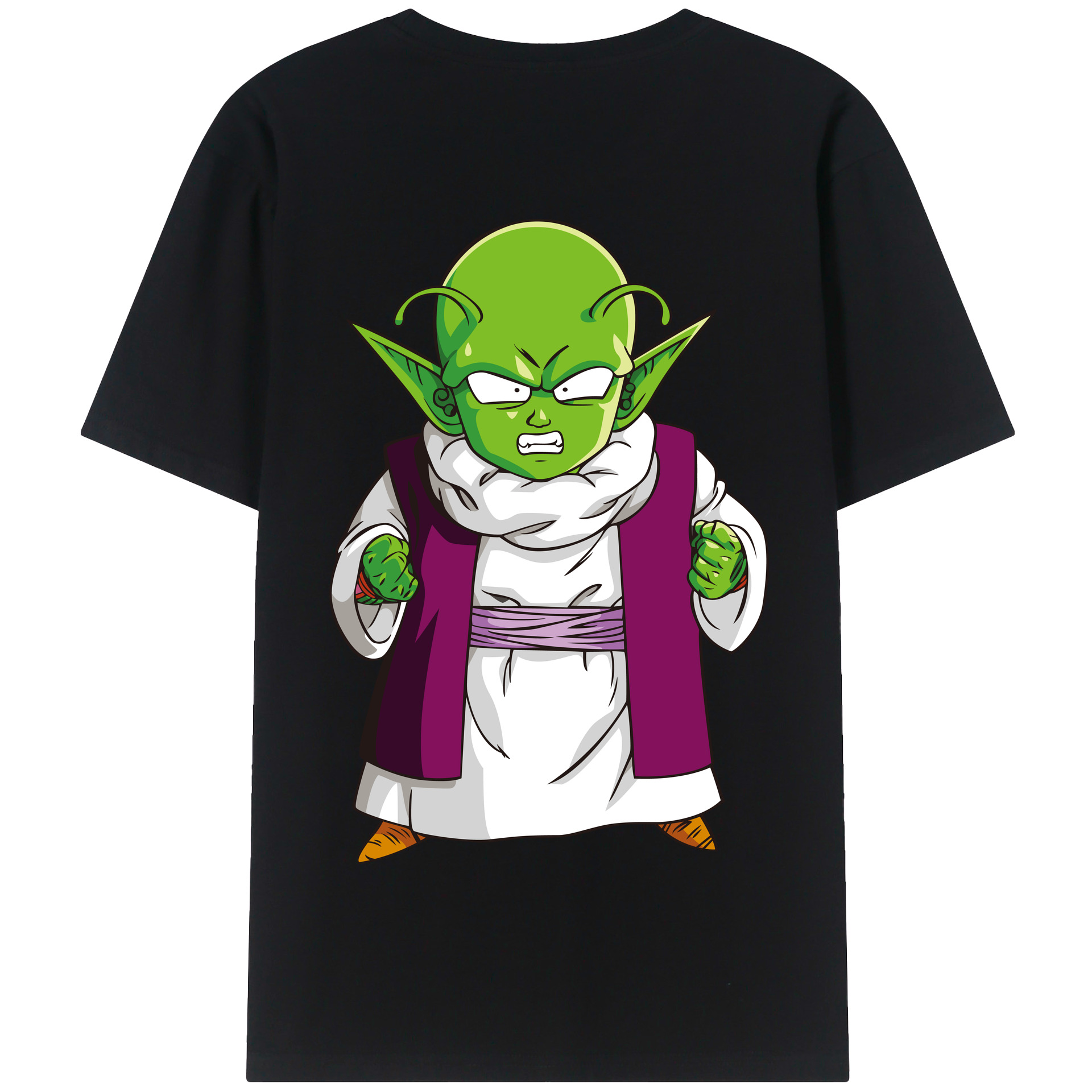 （画像用） ドラゴンボール ピッコロ DRAGON BALL Piccolo 綿100％半袖Tシャツ（背面プリント）