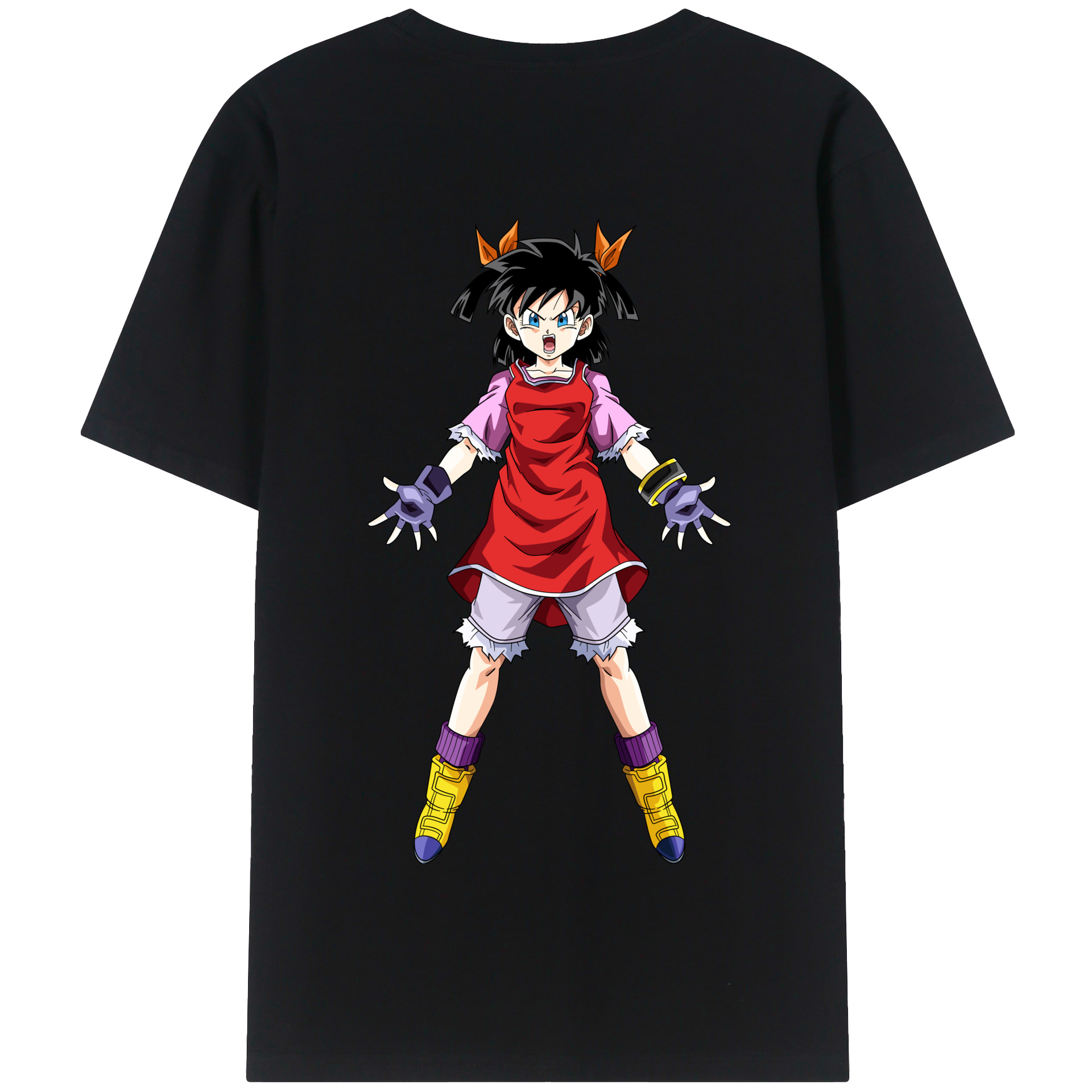（画像用） ドラゴンボール パン DRAGON BALL Pan 綿100％半袖Tシャツ（背面プリント）