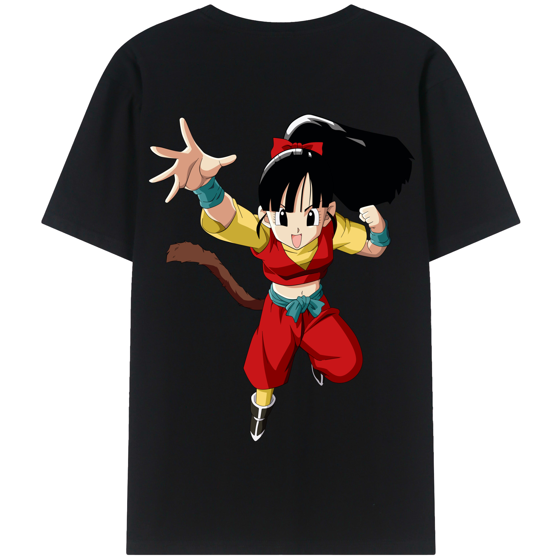 （画像用） ドラゴンボール パン DRAGON BALL Pan 綿100％半袖Tシャツ（背面プリント）