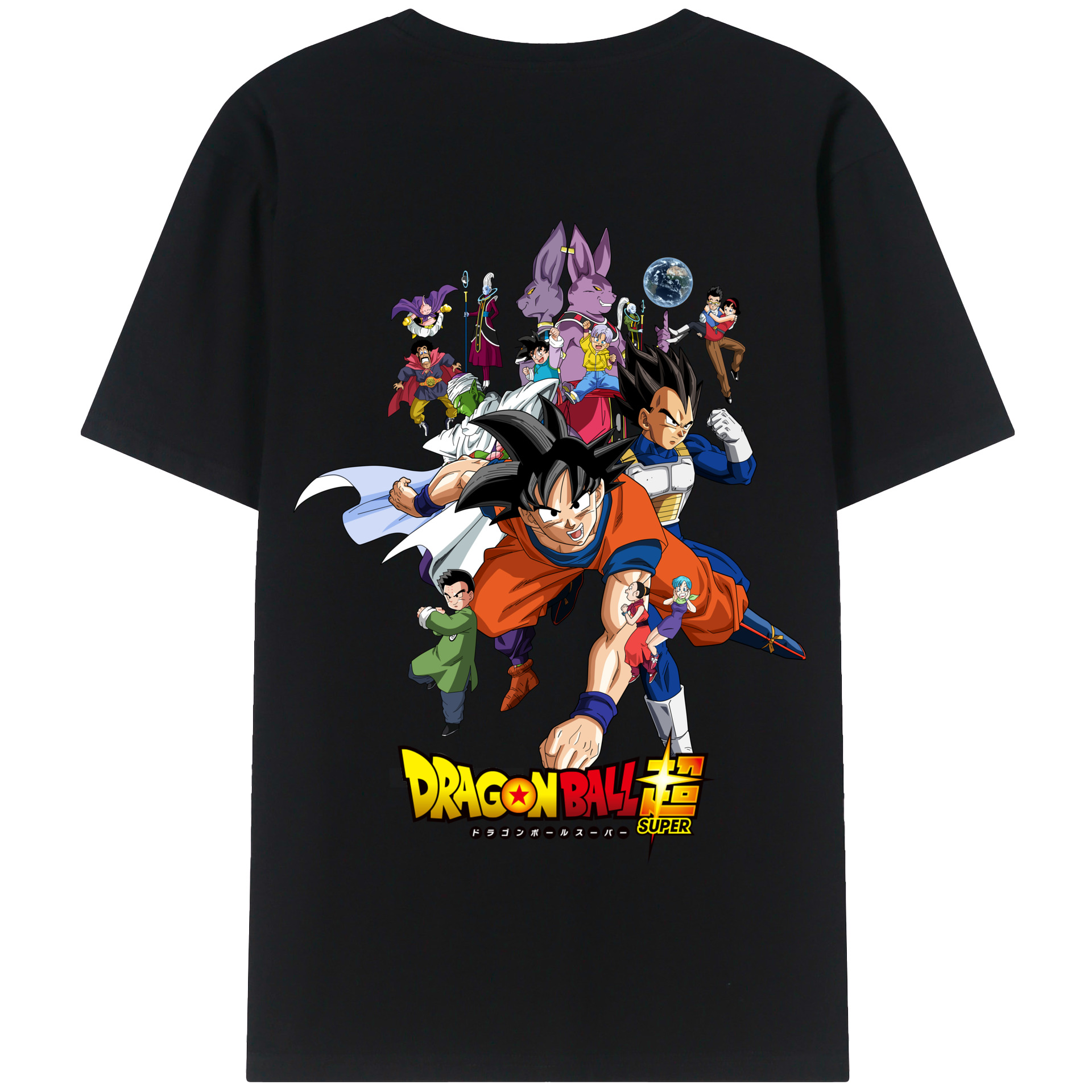（画像用） ドラゴンボール DRAGON BALL 綿100％半袖Tシャツ（背面プリント）