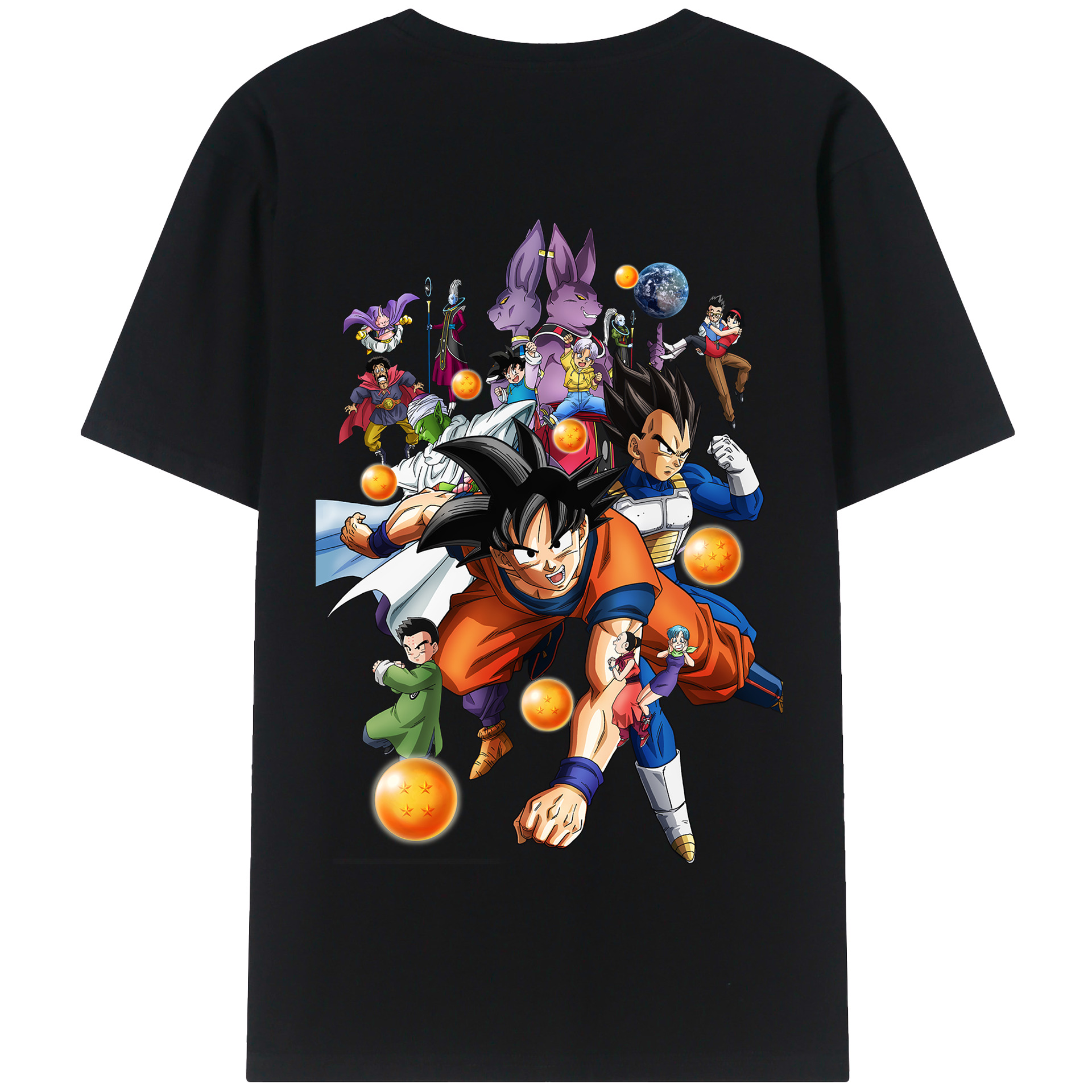 （画像用） ドラゴンボール DRAGON BALL 綿100％半袖Tシャツ（背面プリント）