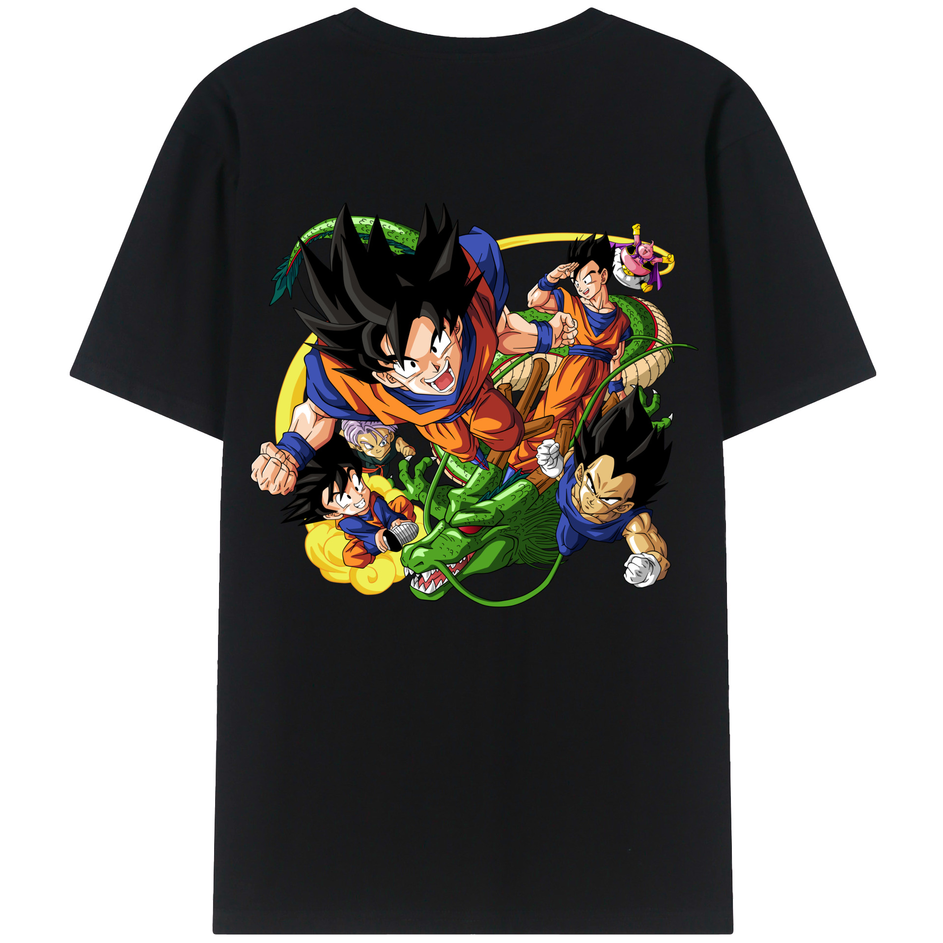 （画像用） ドラゴンボール DRAGON BALL 綿100％半袖Tシャツ（背面プリント）