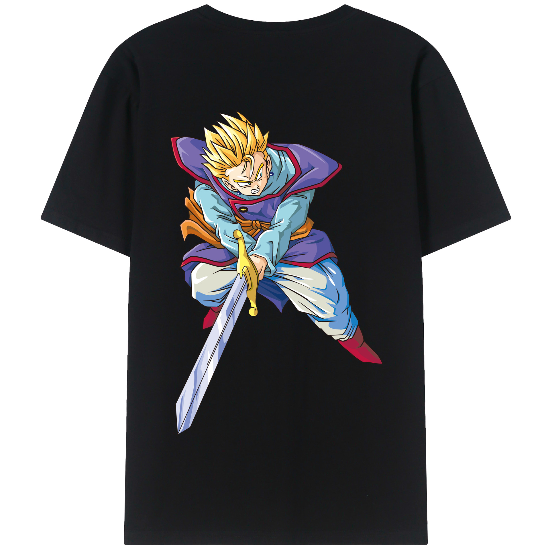 （画像用） ドラゴンボール DRAGON BALL 綿100％半袖Tシャツ（背面プリント）