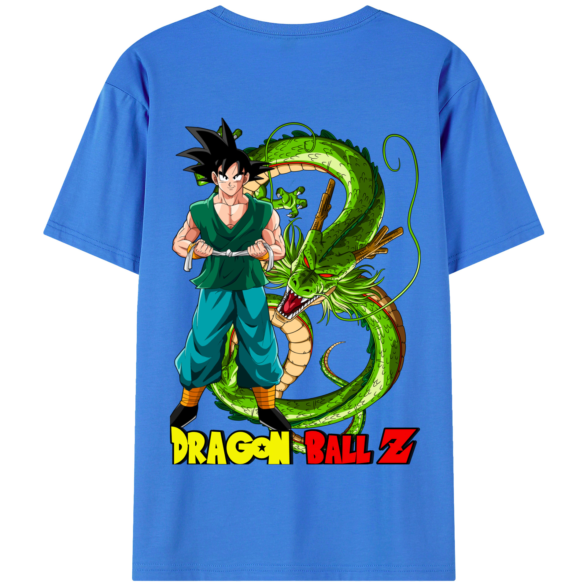 （画像用） ドラゴンボール 孫悟空（そん ごくう）Son Goku カカロット DRAGON BALL Kakarotto 綿100％半袖Tシャツ（背面プリント）