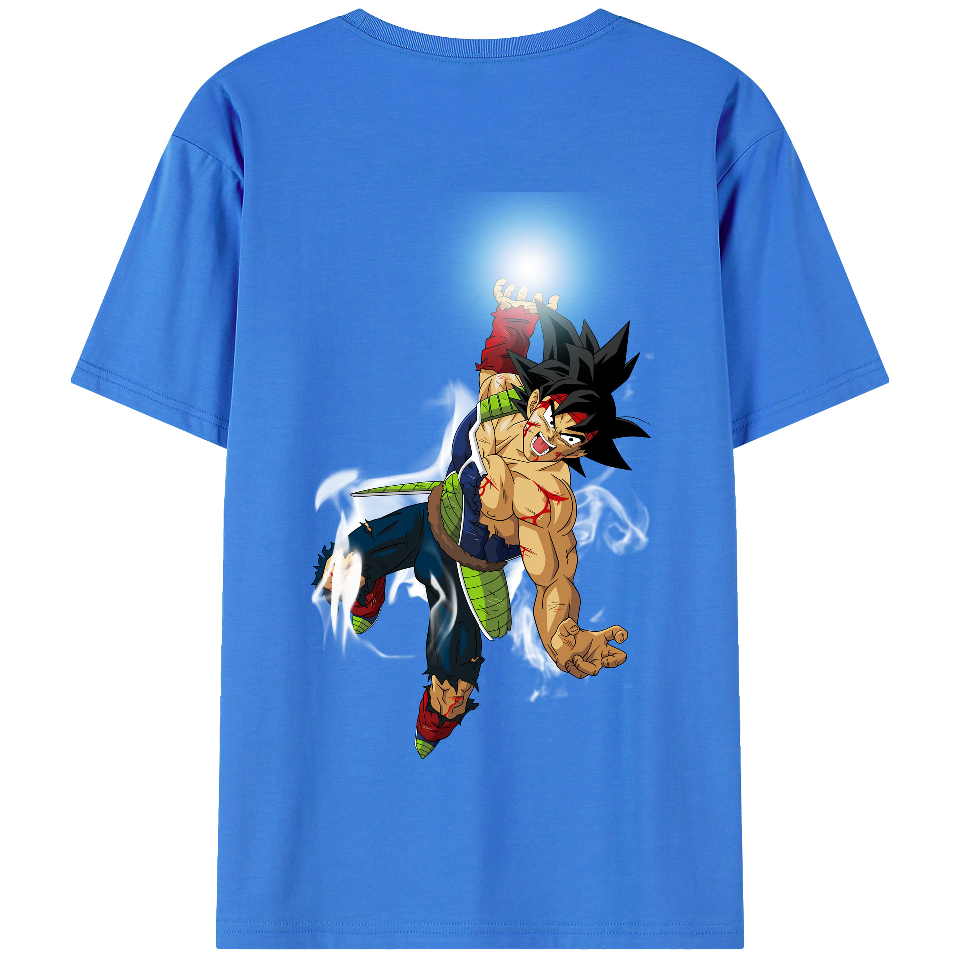 （画像用） ドラゴンボール バーダック DRAGON BALL Burdock 綿100％半袖Tシャツ（背面プリント）