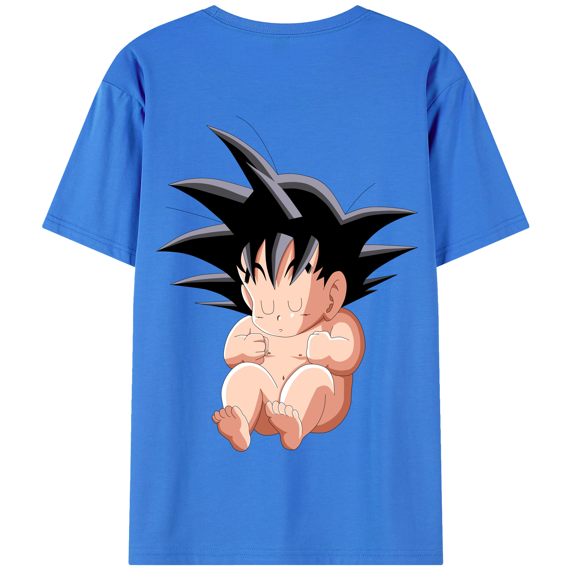 （画像用） ドラゴンボール 孫悟空（そん ごくう）Son Goku カカロット DRAGON BALL Kakarotto 綿100％半袖Tシャツ（背面プリント）